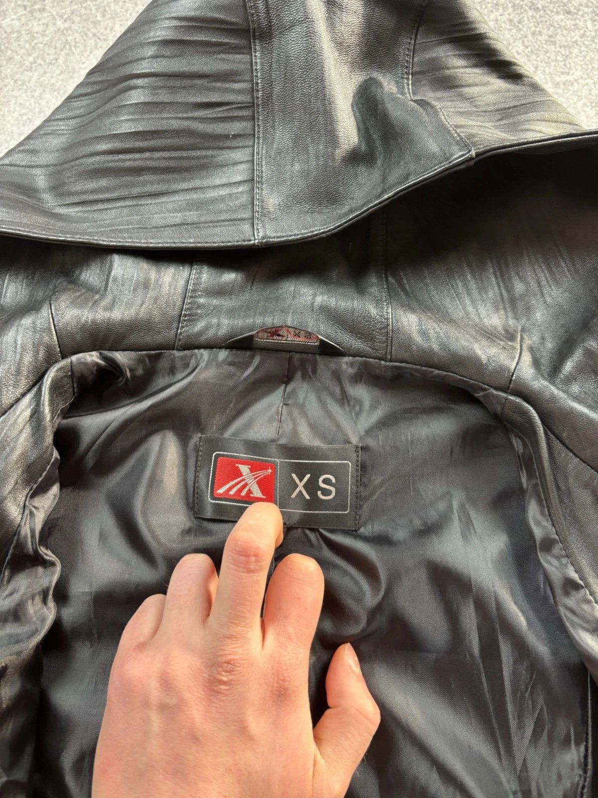 Junya Watanabe 00sJAPANESE RICK OWENS TYPE! CARGO LEATHER JACKET WITH HOOD Size US S / EU 44-46 / 1 - 7 Thumbnail