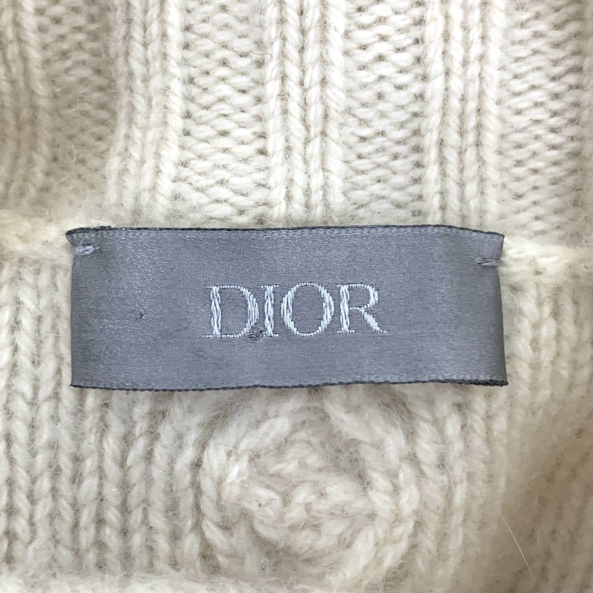Dior Dior Cable Knit Cashmere Long Sleeve Sweater K26WX Size US S / EU 44-46 / 1 - 5 Thumbnail
