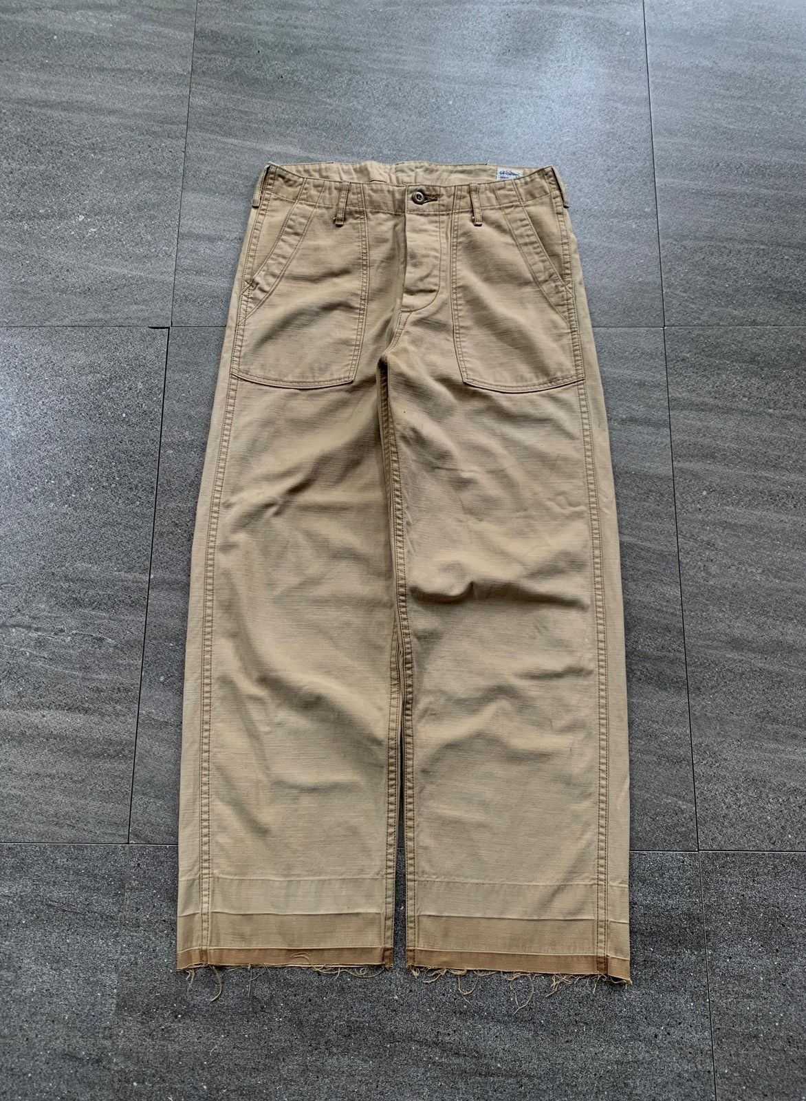 Orslow FREE TAX! Fatigue Faded Pants Size US 28 / EU 44 - 2 Thumbnail