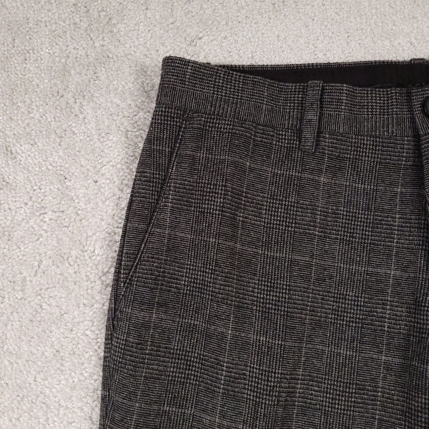 Vintage Penguin Munsingwear Plaid Wool Blend Dress Pants Mens 32 Gray Straight 33X31.5 Inseam 32 Size US 32 / EU 48 - 4 Thumbnail