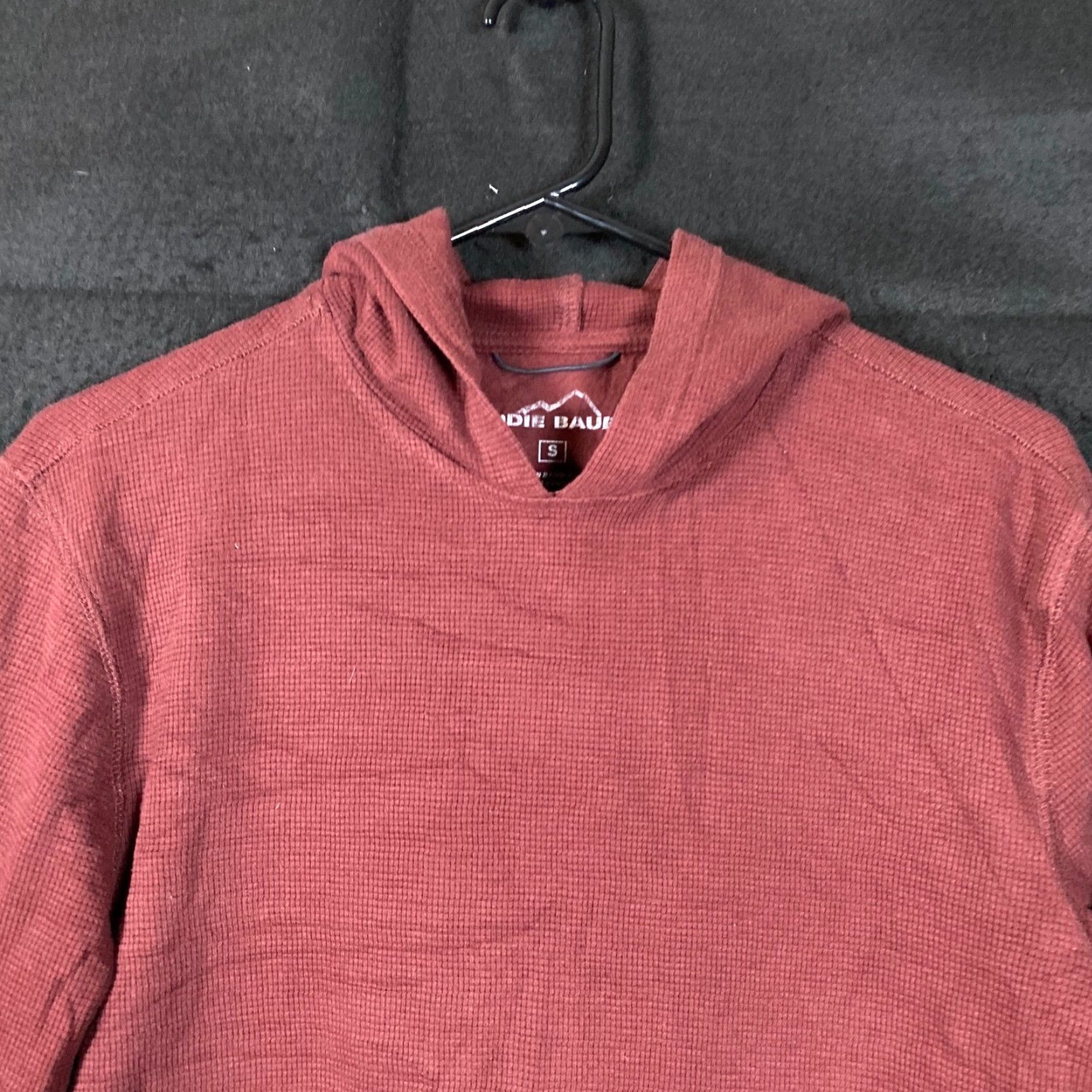 Eddie Bauer Eddie Bauer Mens Sweater Hoodie Maroon Pullover Henley Cotton Blend Small Size US S / EU 44-46 / 1 - 2 Thumbnail