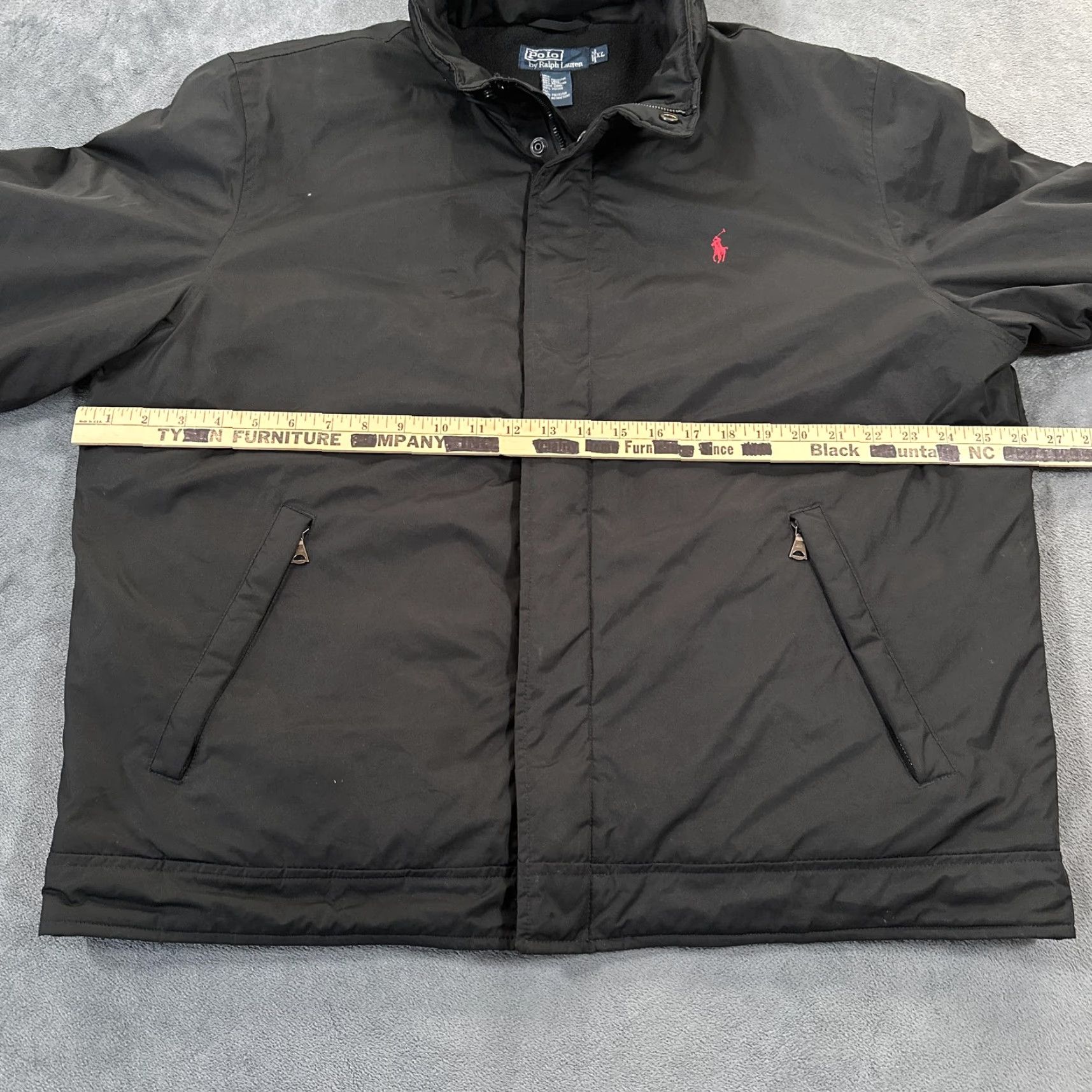 Polo Ralph Lauren Vintage Polo Ralph Lauren Jacket Mens XL Black Hooded Fleece Lined Winter Coat Size US XL / EU 56 / 4 - 7 Thumbnail