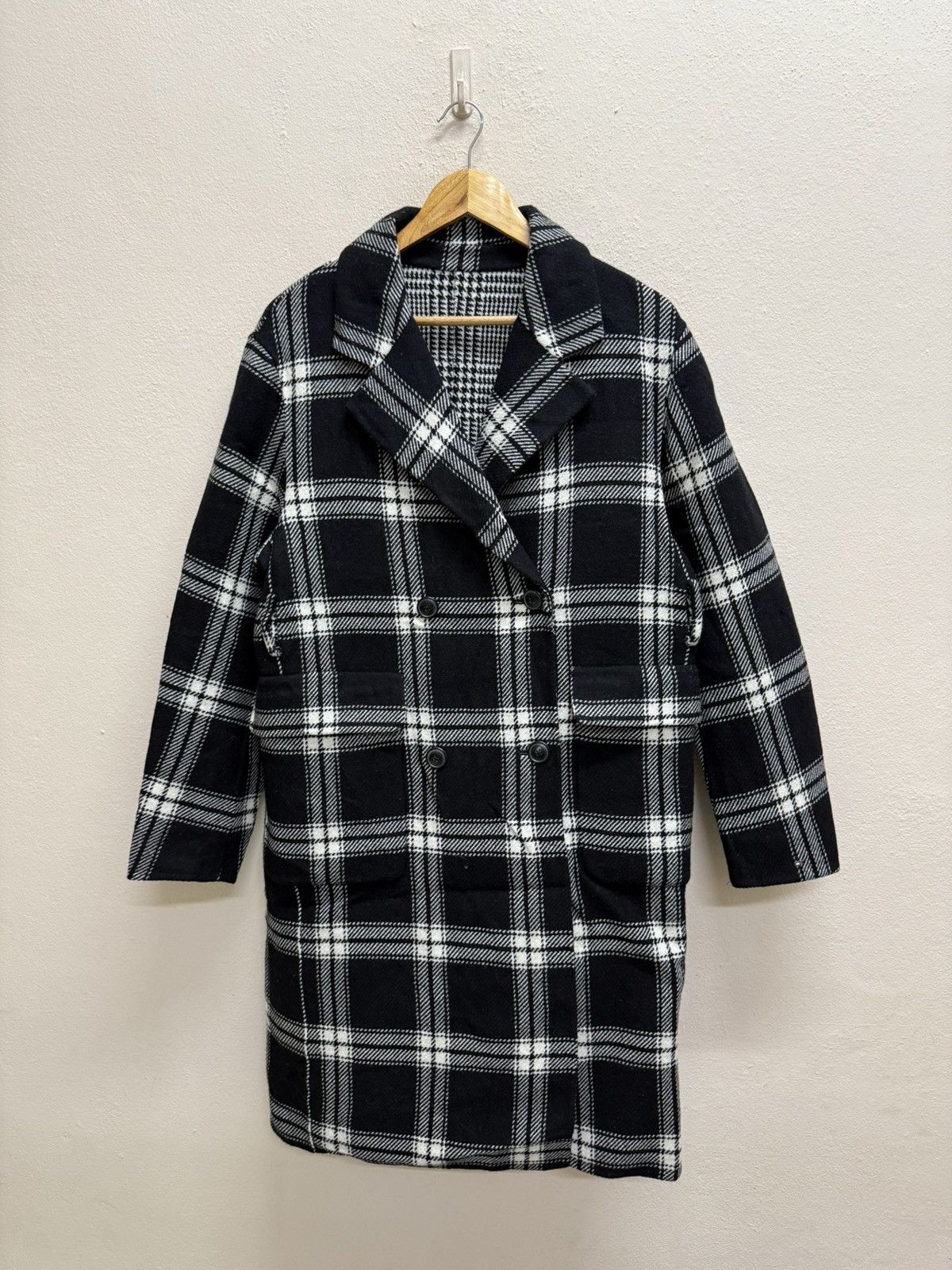 Tommy Hilfiger Tommy Hilfiger Chekered Wool Long Coat Jacket Size US S / EU 44-46 / 1 - 17 Thumbnail