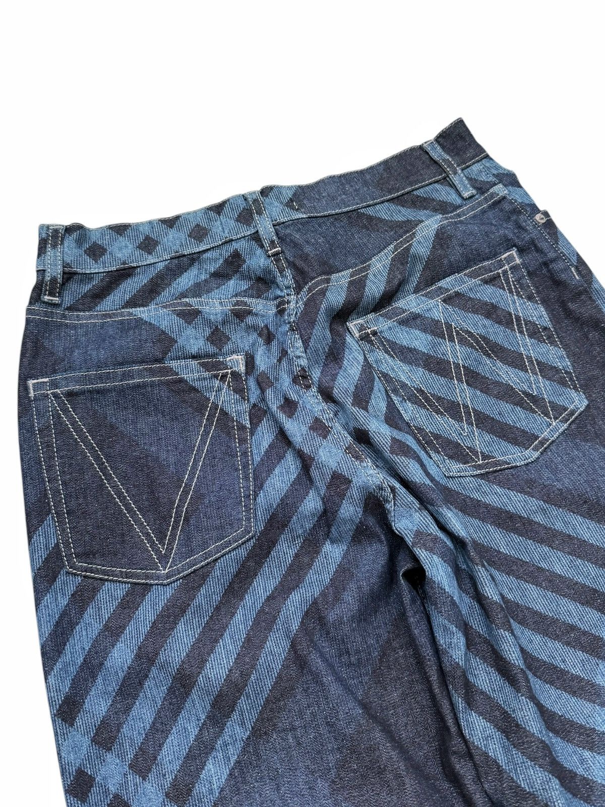 Vivienne Westwood Ray 5 Pocket Pattern Plaid Jeans Size 25" / US 0 / IT 36 - 8 Thumbnail