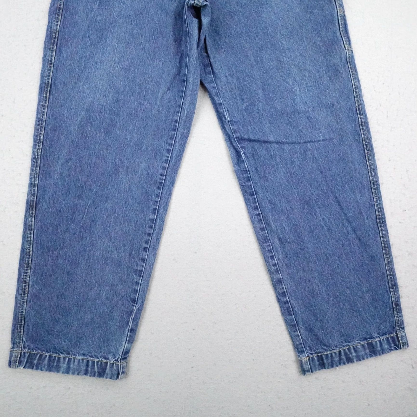 Karl Kani VINTAGE Karl Kani Jeans Mens 36x34 Blue Denim Baggy Hip Hop Carpenter 90s Y2K Size US 36 / EU 52 - 3 Thumbnail