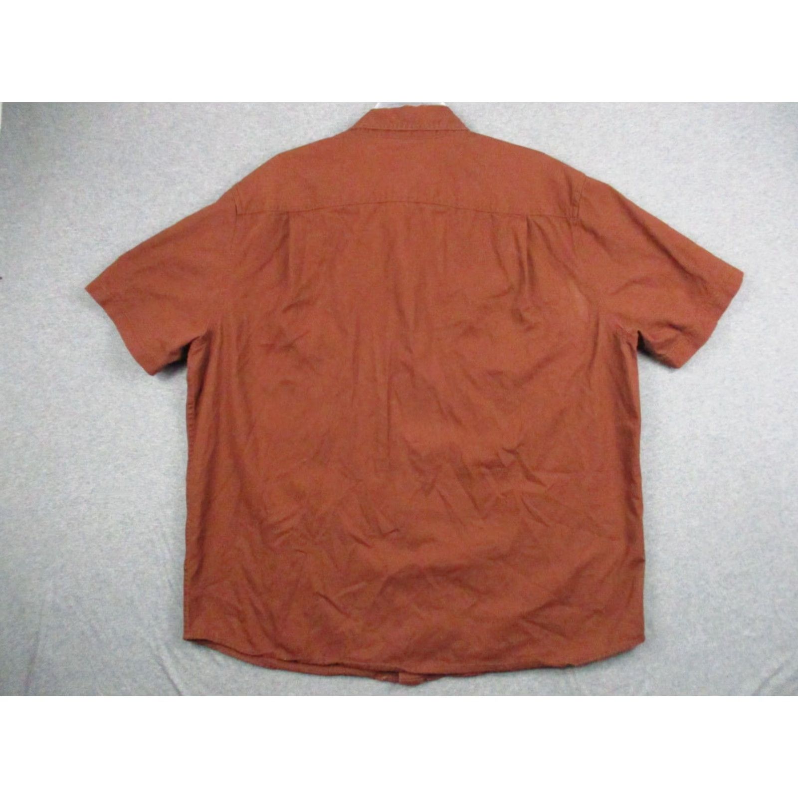 Vintage Duluth Trading Shirt Mens XL Short Sleeve Button-Down Red Cotton Standard Fit Casual Workwear Mens XL Red Cotton Duluth Shirt Size US XL / EU 56 / 4 - 6 Thumbnail