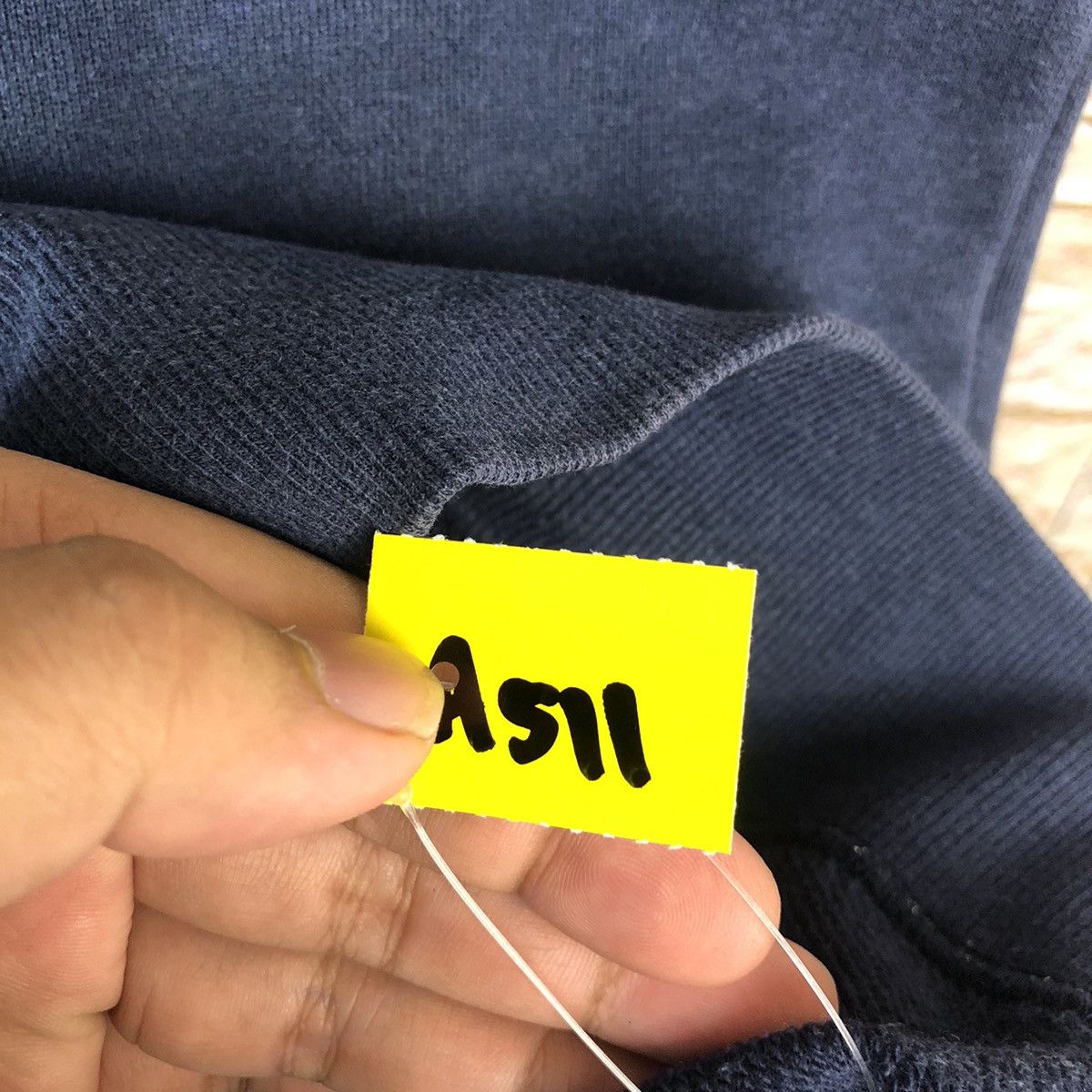 Japanese Brand × Vintage Japan step on the gas Dark Blue Sweatshirt #A511 Size US S / EU 44-46 / 1 - 12 Thumbnail