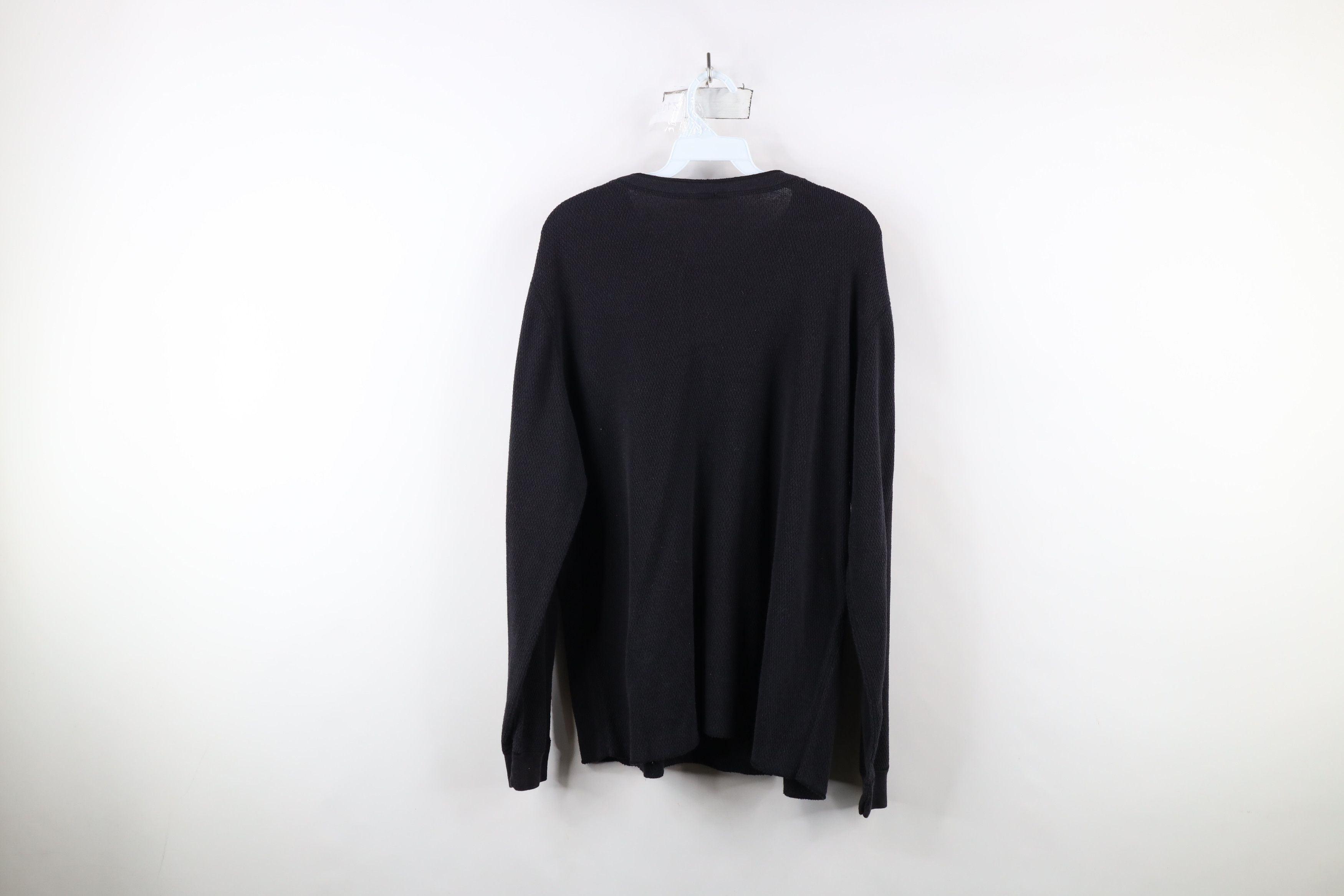 Vintage Vintage 90s Streetwear Knit Long Sleeve Henley T-Shirt Size US XL / EU 56 / 4 - 7 Thumbnail