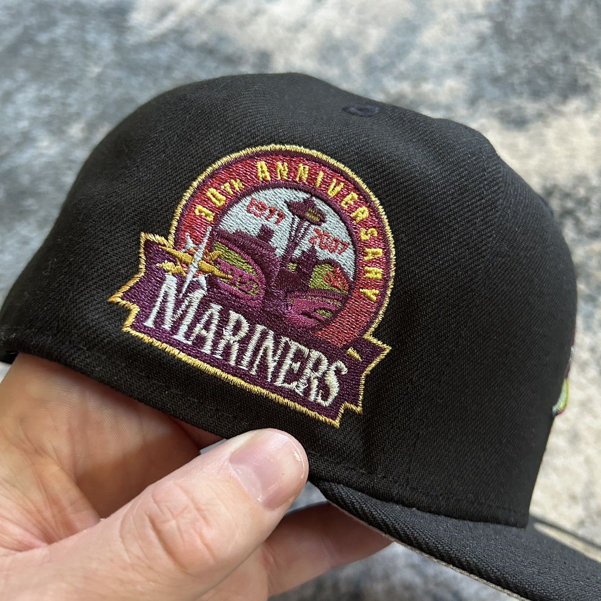 MyFitteds 7 1/4 SEATTLE MARiNERS 1962 WORLD’S FAiR MLB NEW ERA FiTTED Size ONE SIZE - 13 Thumbnail