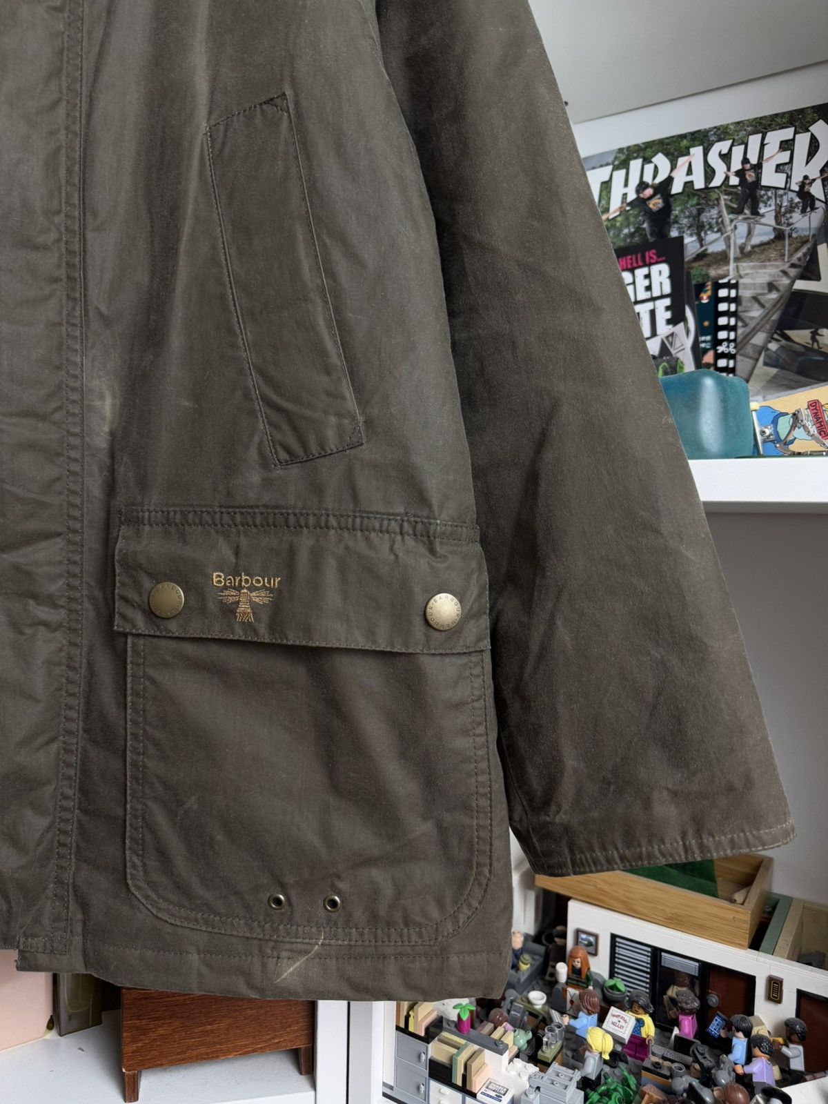 Barbour × Designer Barbour Lingmell waxed jacket M designer old money luxury y2k Size US M / EU 48-50 / 2 - 5 Thumbnail