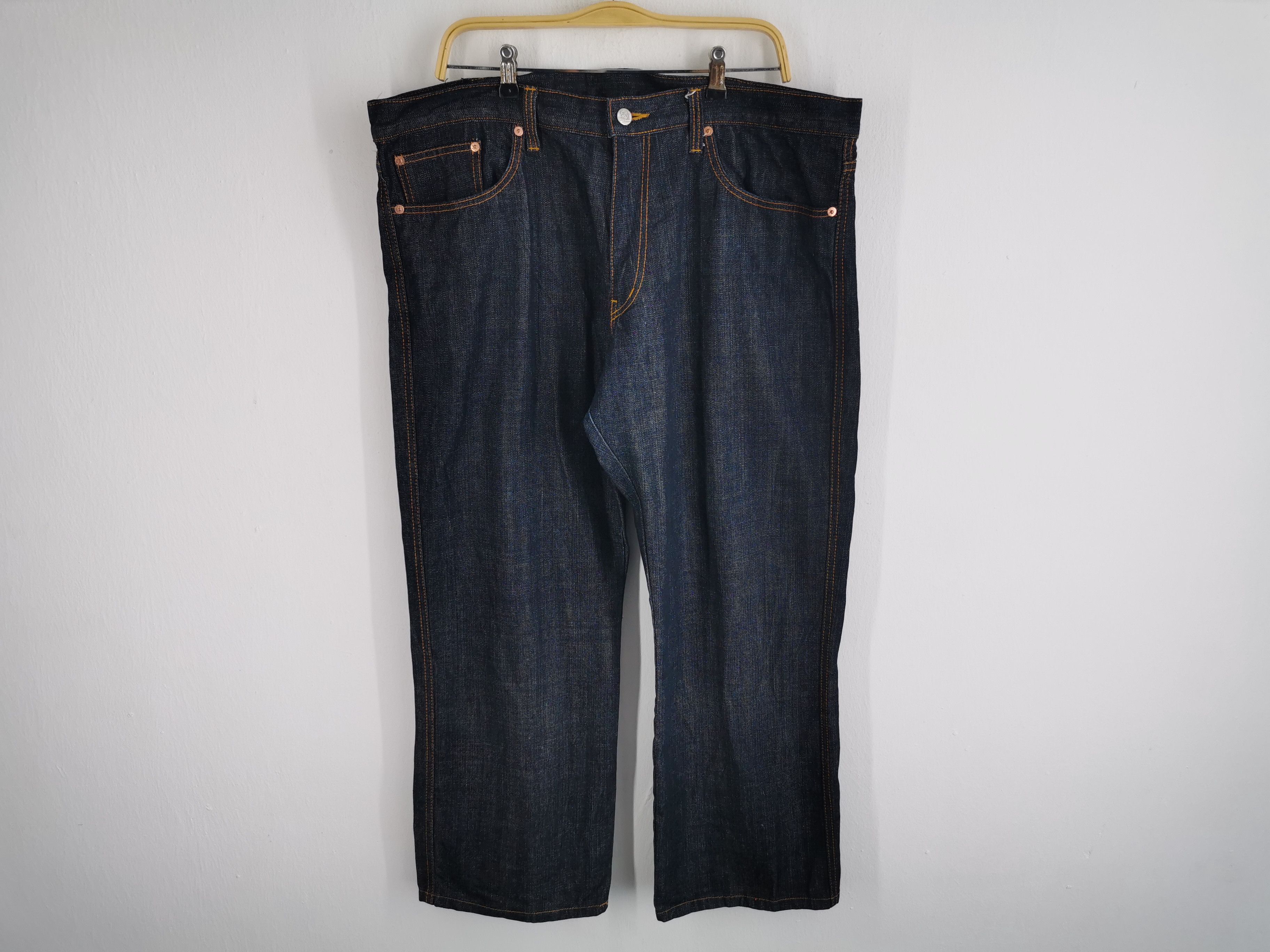 Japanese Brand × Vintage Vintage Juvenile Delinquent Dragon Indigo Denim Size 41 Size US 41 - 2 Thumbnail