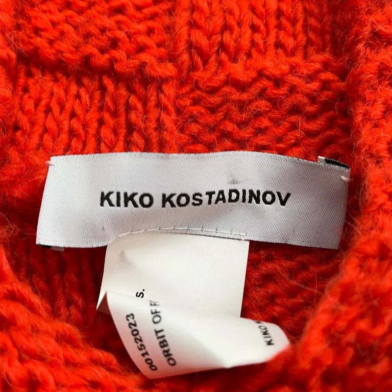 Kiko Kostadinov Crochet Knit Virgin Wool Blend Balaclava Size ONE SIZE - 5 Thumbnail