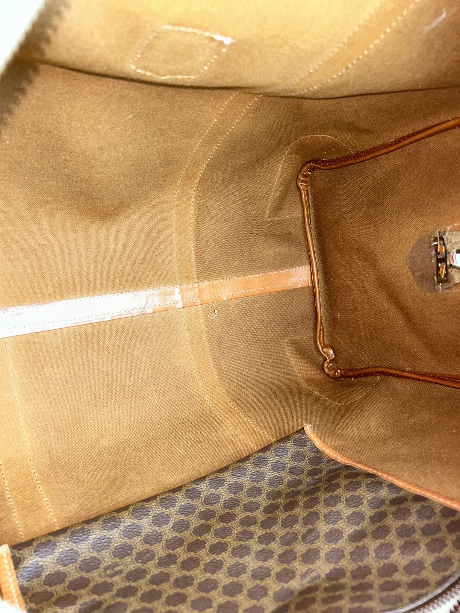 Celine Vintage 90s Celine macadam monogram boston bag Size ONE SIZE - 16 Thumbnail