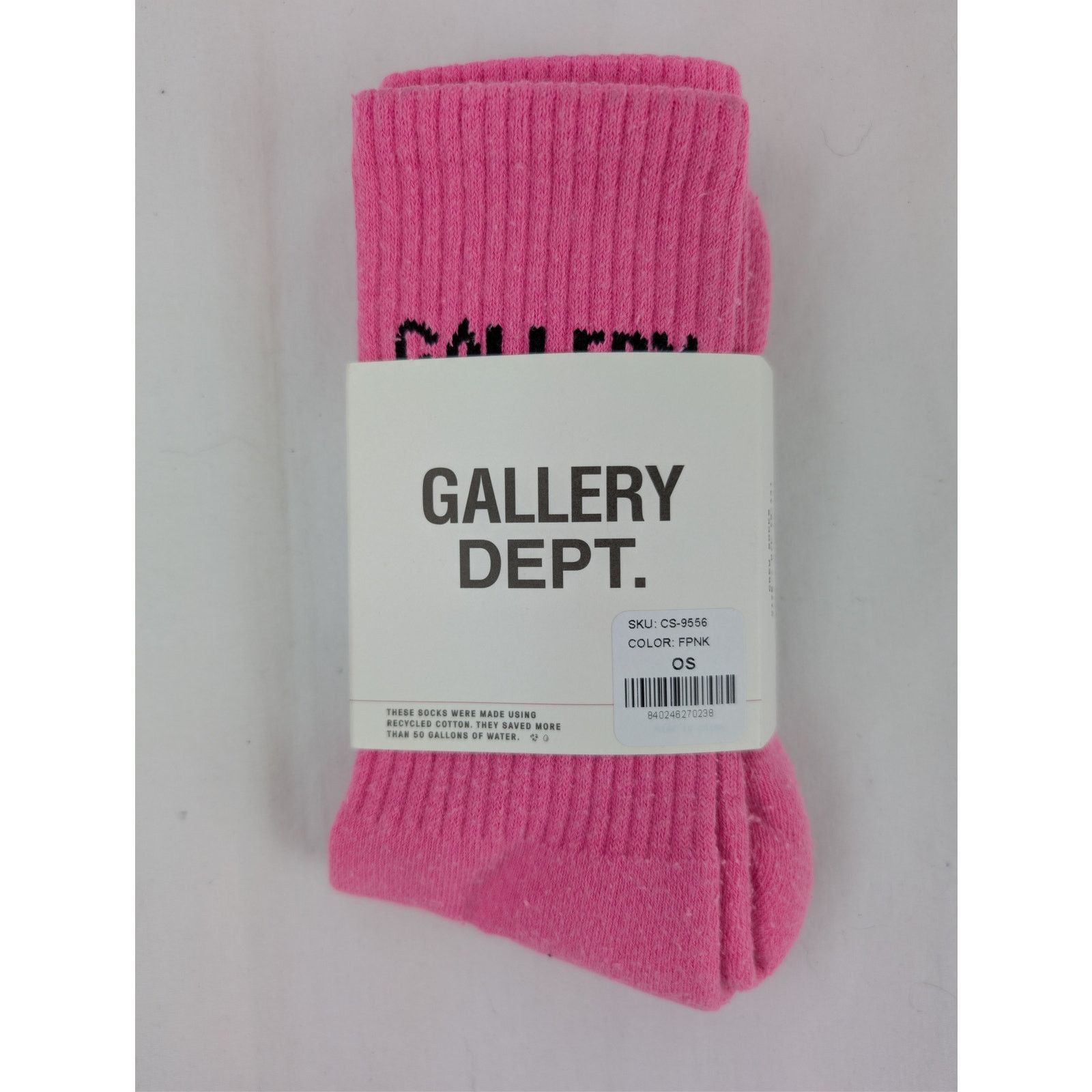 Gallery Dept. o1rshd1 Size: OS / Gallery Dept. Logo Socks in Pink Size ONE SIZE - 3 Thumbnail