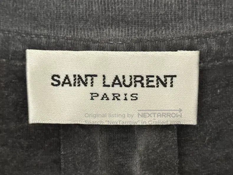 Saint Laurent Paris Saint Laurent Paris Iron Grey Short Sleeve i Size US S / EU 44-46 / 1 - 3 Thumbnail