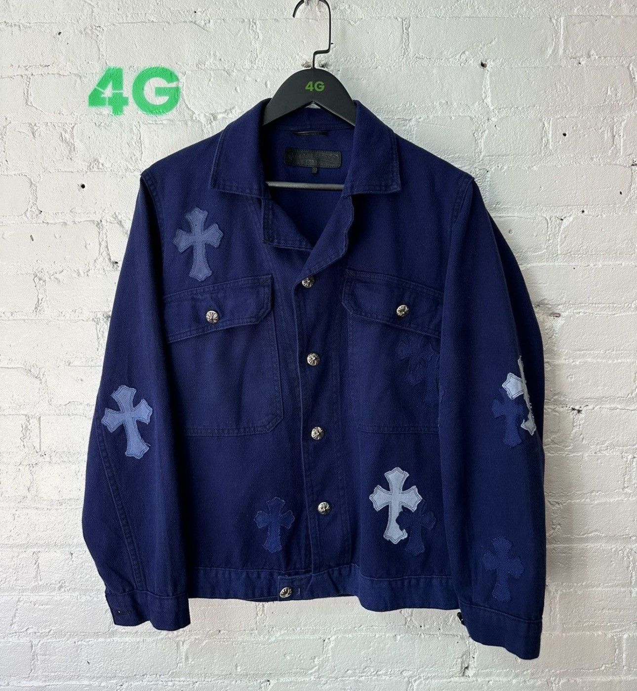 Chrome Hearts CHROME HEARTS NEW CROSS PATCH JACKET Size US M / EU 48-50 / 2 - 1 Thumbnail