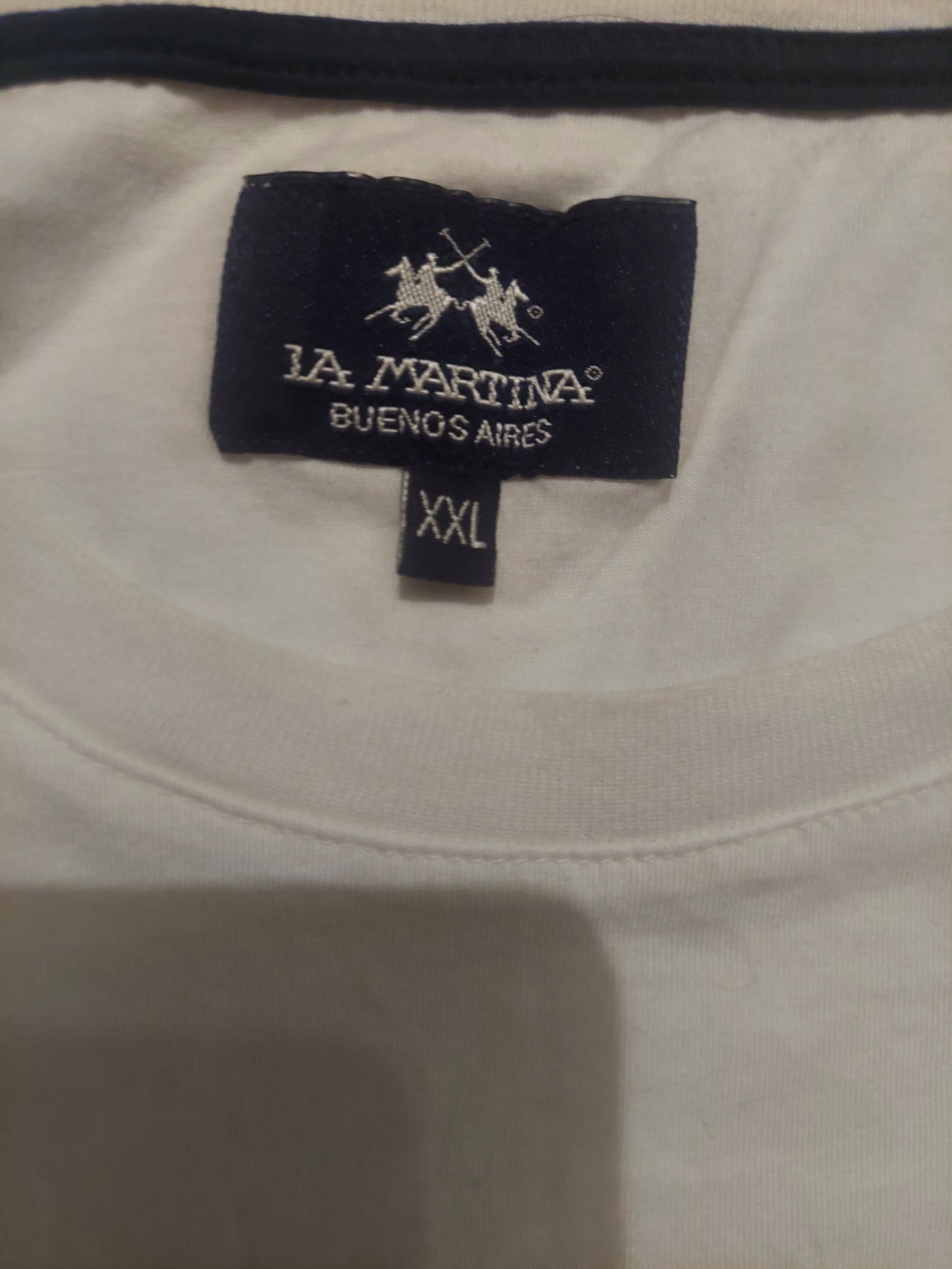 La Martina × Vintage White LA Martina tee Size US XXL / EU 58 / 5 - 5 Thumbnail