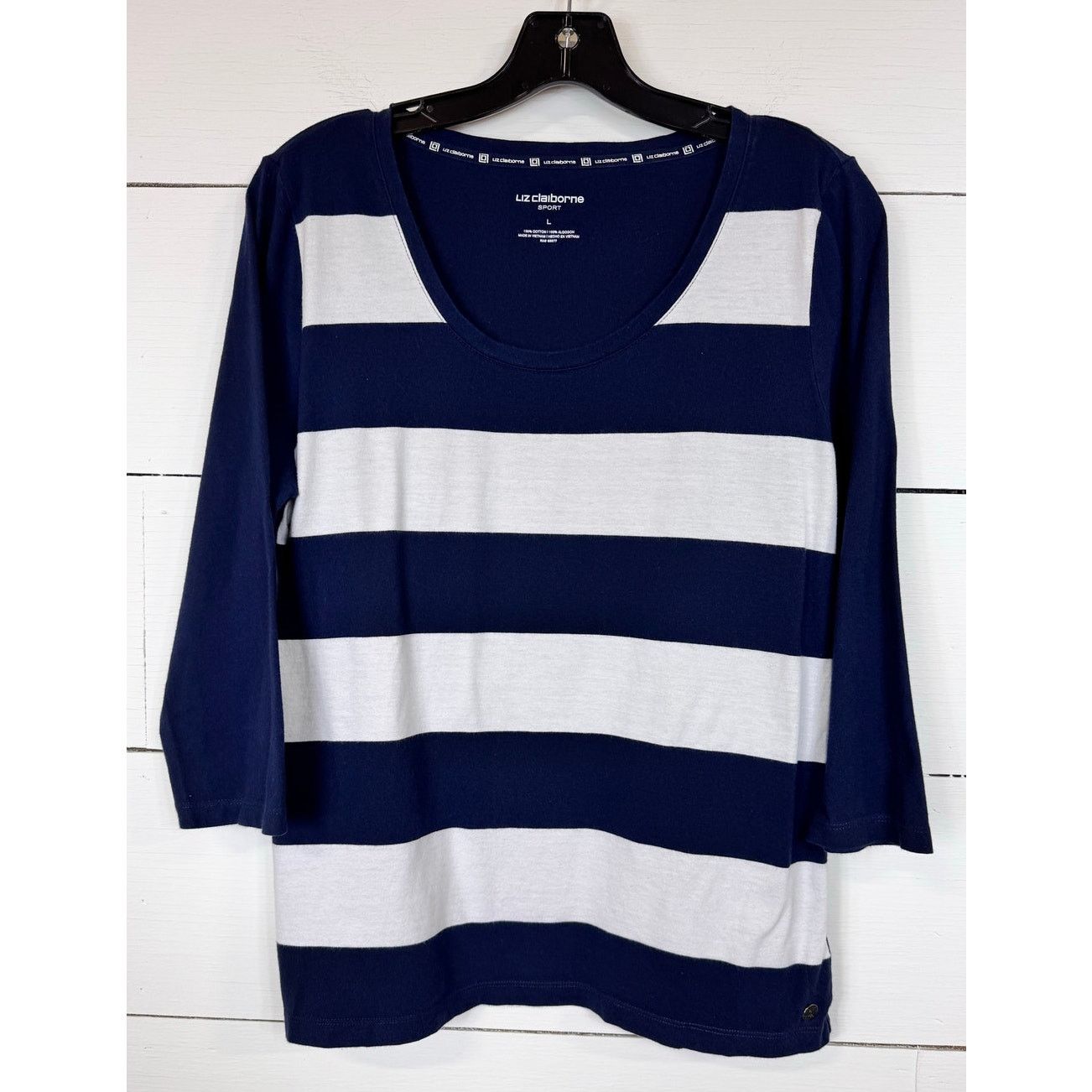 Other Liz Claiborne 3/4 Sleeve Top Women's Size Large Size L / US 10 / IT 46 - 1 Thumbnail