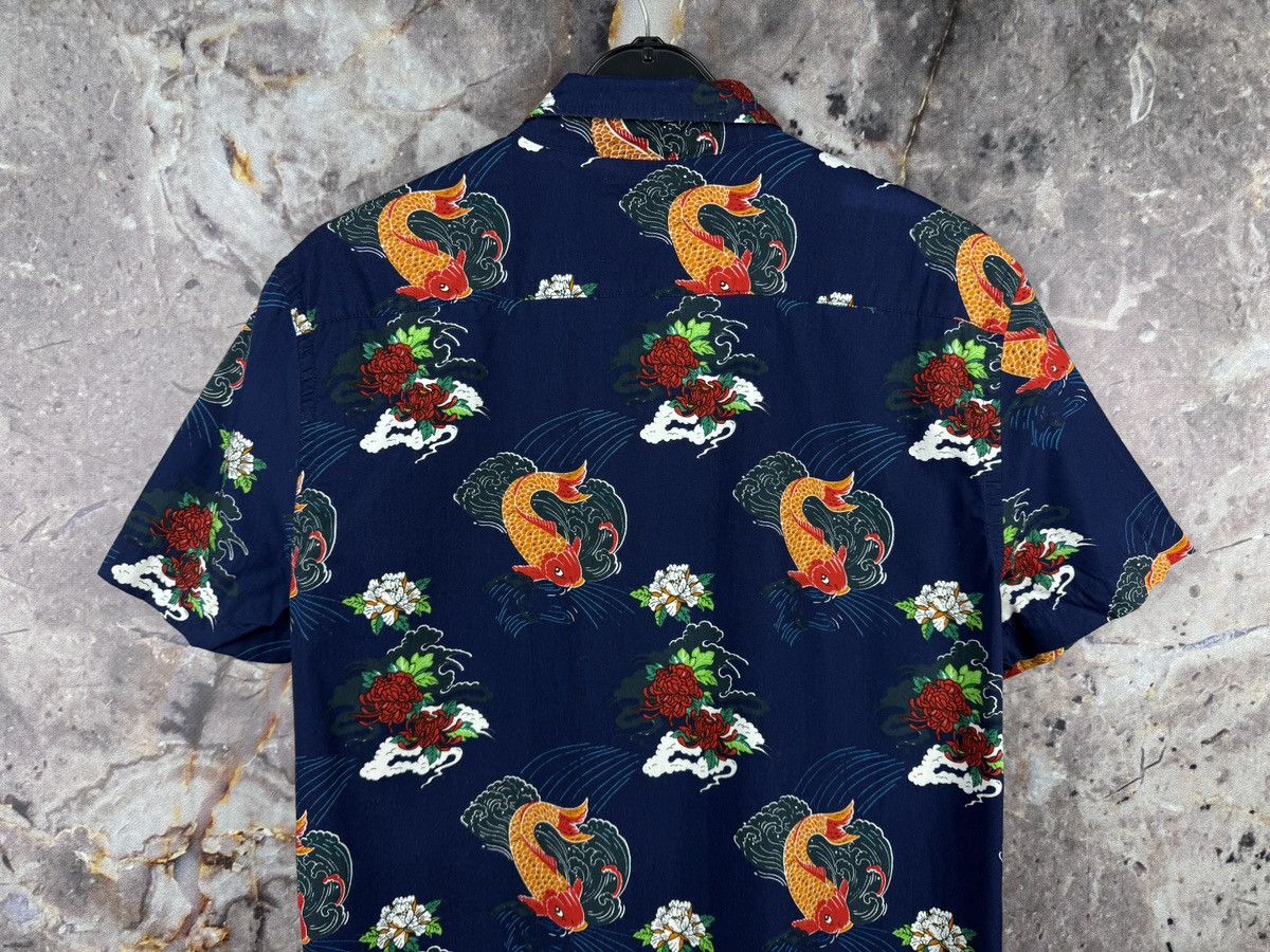 Other Porter + Ash Koi Fish Hawaiian Shirt Short Sleeve Button Up Size US M / EU 48-50 / 2 - 10 Thumbnail