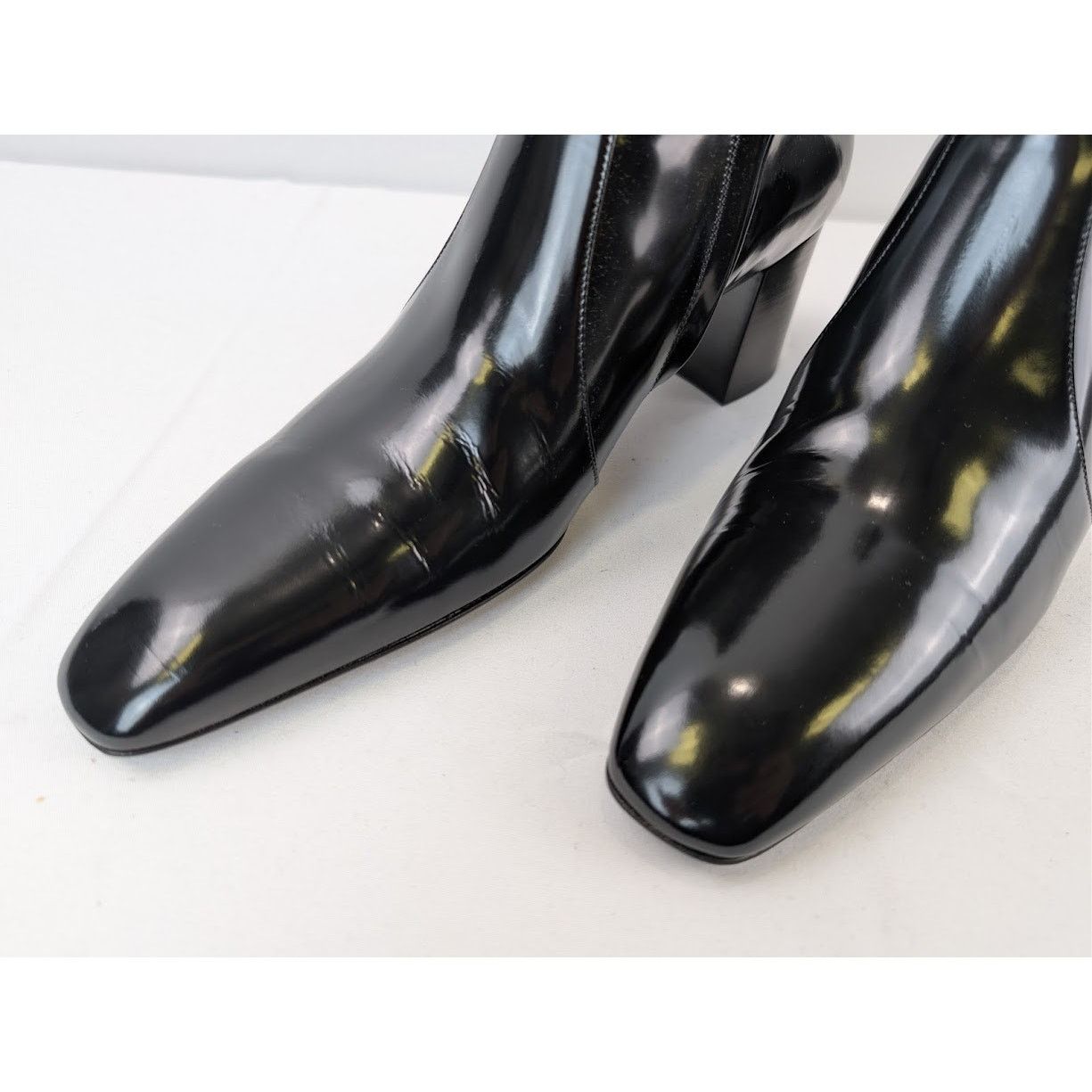 Saint Laurent Paris o1rshd1 70 Zipped Boots in Nero Size US 8.5 / EU 41-42 - 8 Thumbnail
