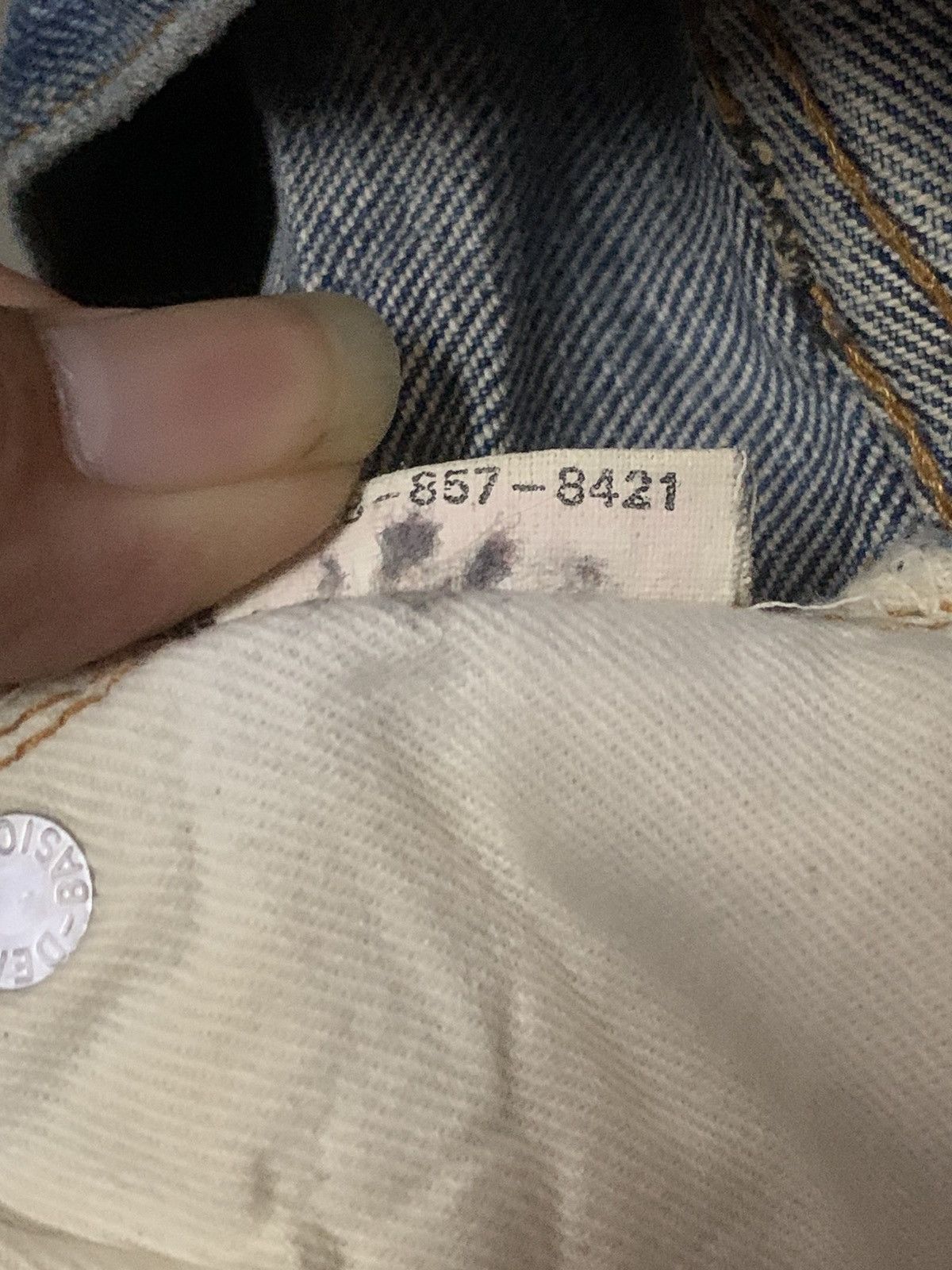 Denime Denime Distress Denim Selvedge Jeans Size US 29 - 7 Thumbnail