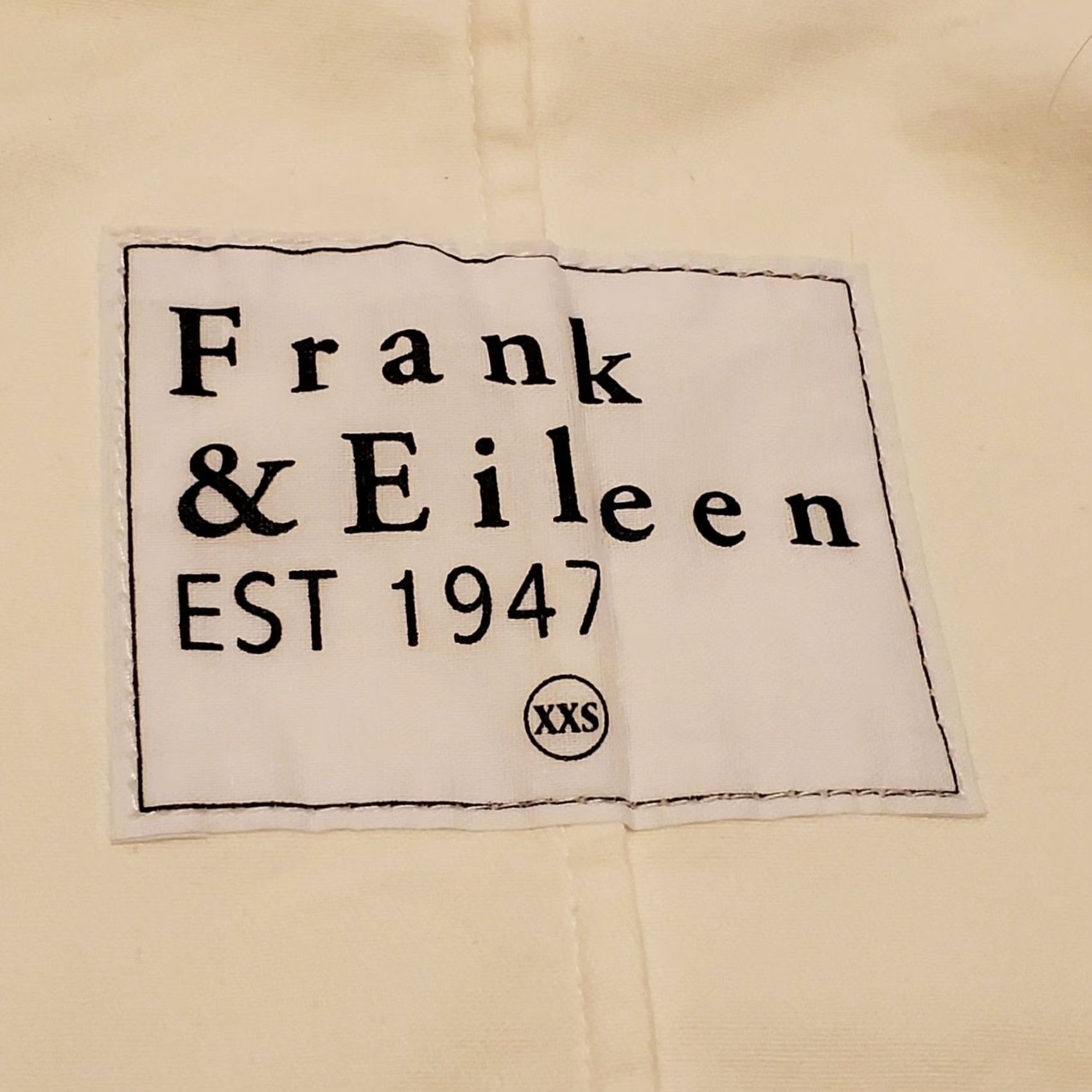 Frank & Eileen Frank & Eileen Dublin Blazer Jacket Womens XXS White Cotton Stretch Open Jacket Blazer Womens XXS White Cotton Blend Open Size XXS / US 00 / IT 34 - 5 Thumbnail