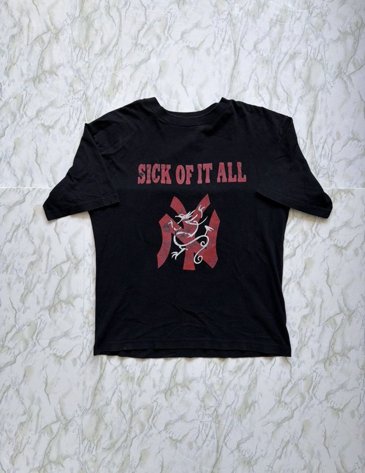 Vintage Vintage Sick Of It All NHYC Tee Size US XL / EU 56 / 4 - 1 Thumbnail