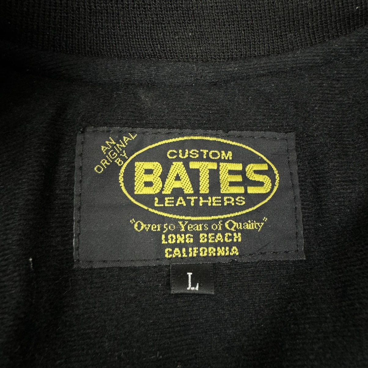 Bates Hats ❄️BATES LONG BEACH RACING BIKERS JACKET Size US L / EU 52-54 / 3 - 11 Thumbnail