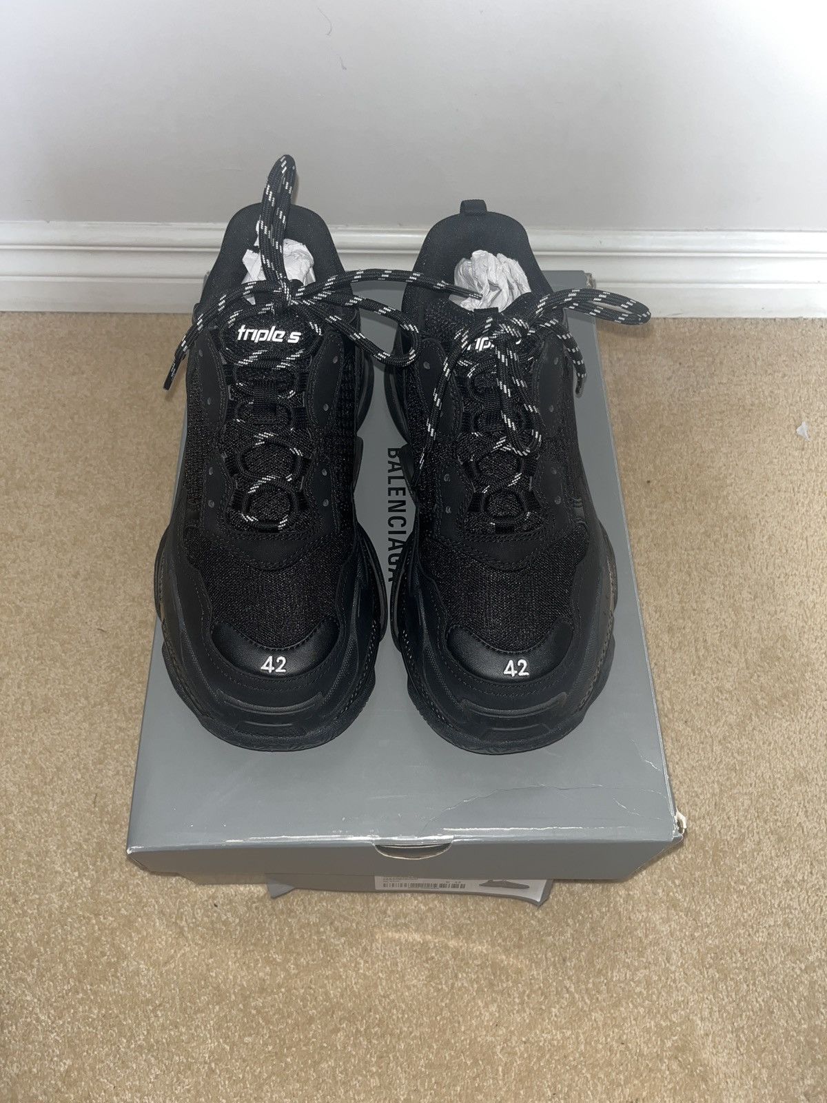 Balenciaga BALENCIAGA TRIPLE S CLEAR SOLE Size US 9 / EU 42 - 3 Thumbnail