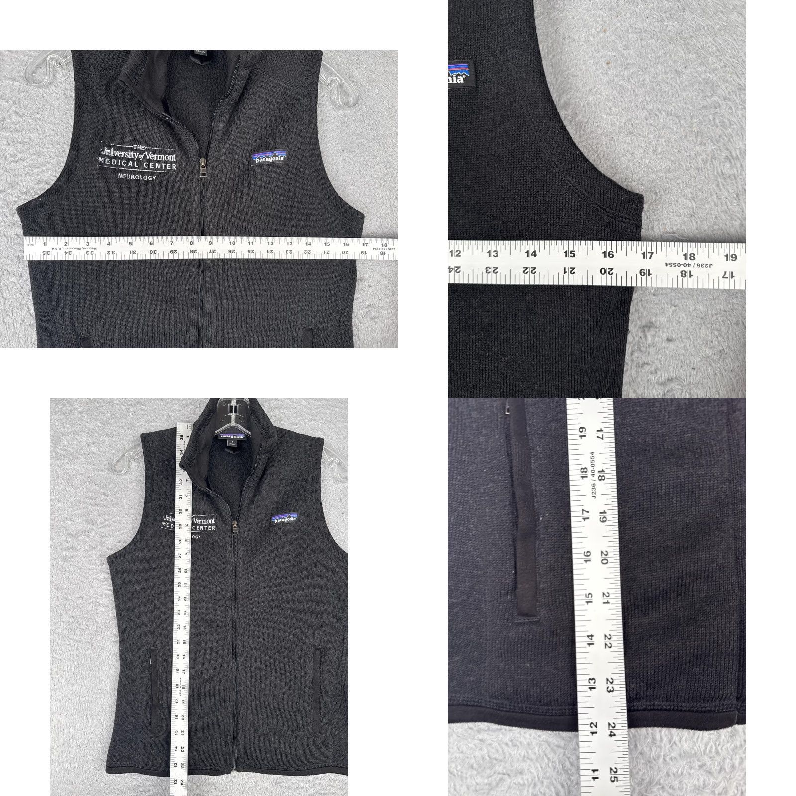 Patagonia Patagonia Better Sweater Vest Womens Small Full Zip Fleece Logo UVM Neurology Size S / US 4 / IT 40 - 9 Thumbnail