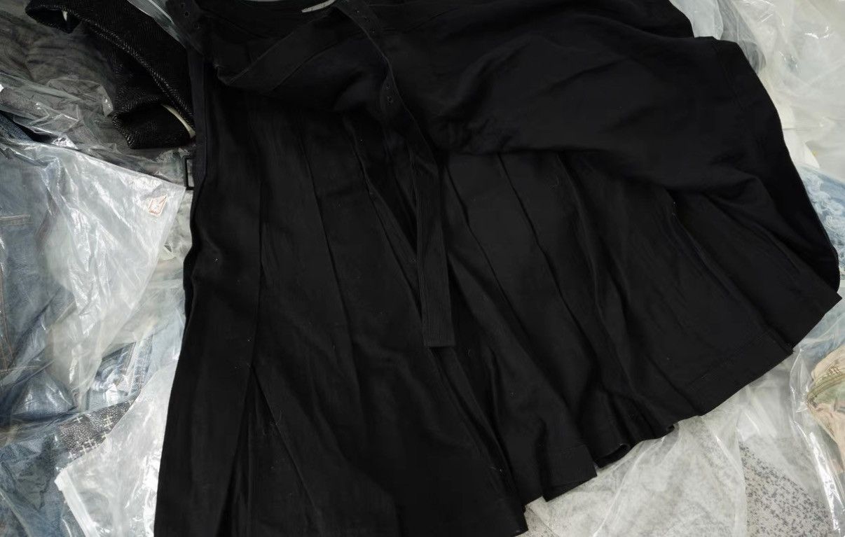 Yohji Yamamoto Yohji Yamamoto Decorative Pleated Wide-Leg Pants / Skirt Size US 34 / EU 50 - 6 Thumbnail