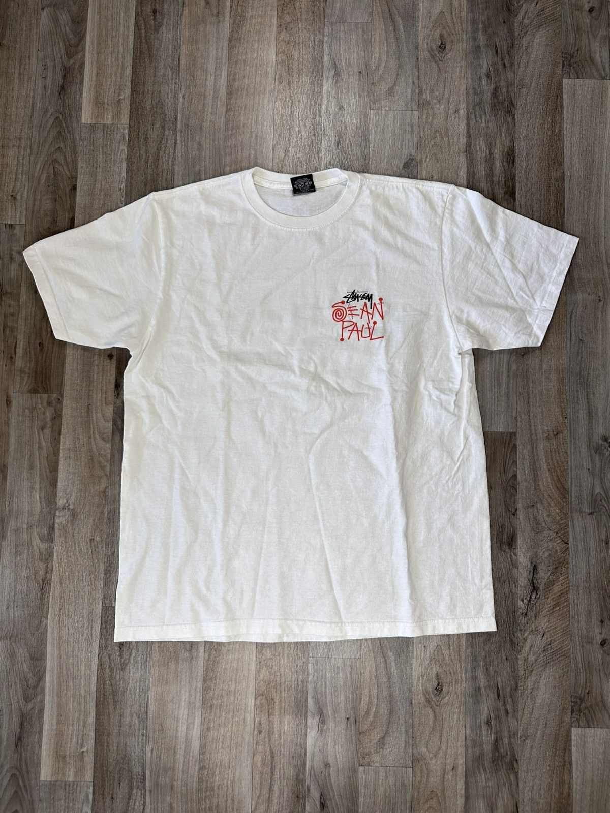 Stussy Stussy x Sean Paul Tee White Size US M / EU 48-50 / 2 - 2 Thumbnail