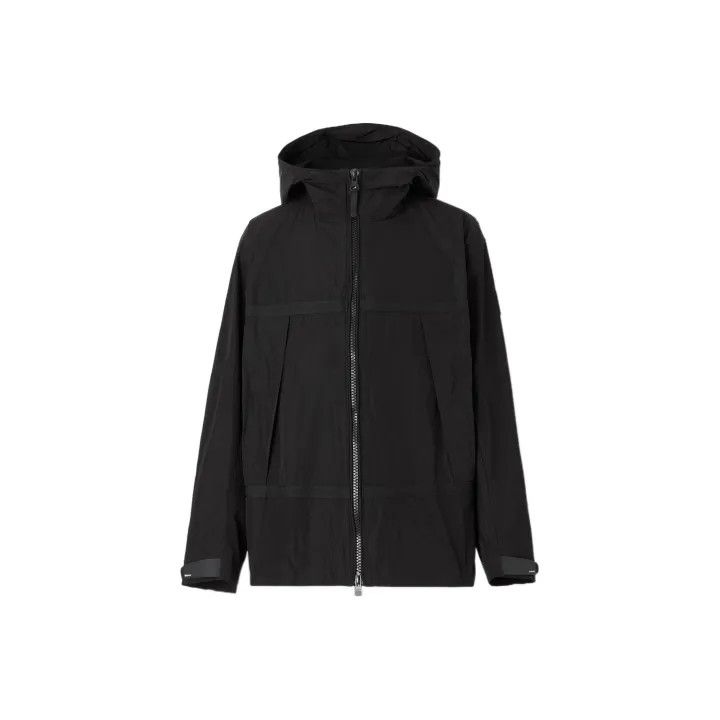 Burberry Burberry Lightweight Black Hooded Jacket Size US L / EU 52-54 / 3 - 1 Thumbnail