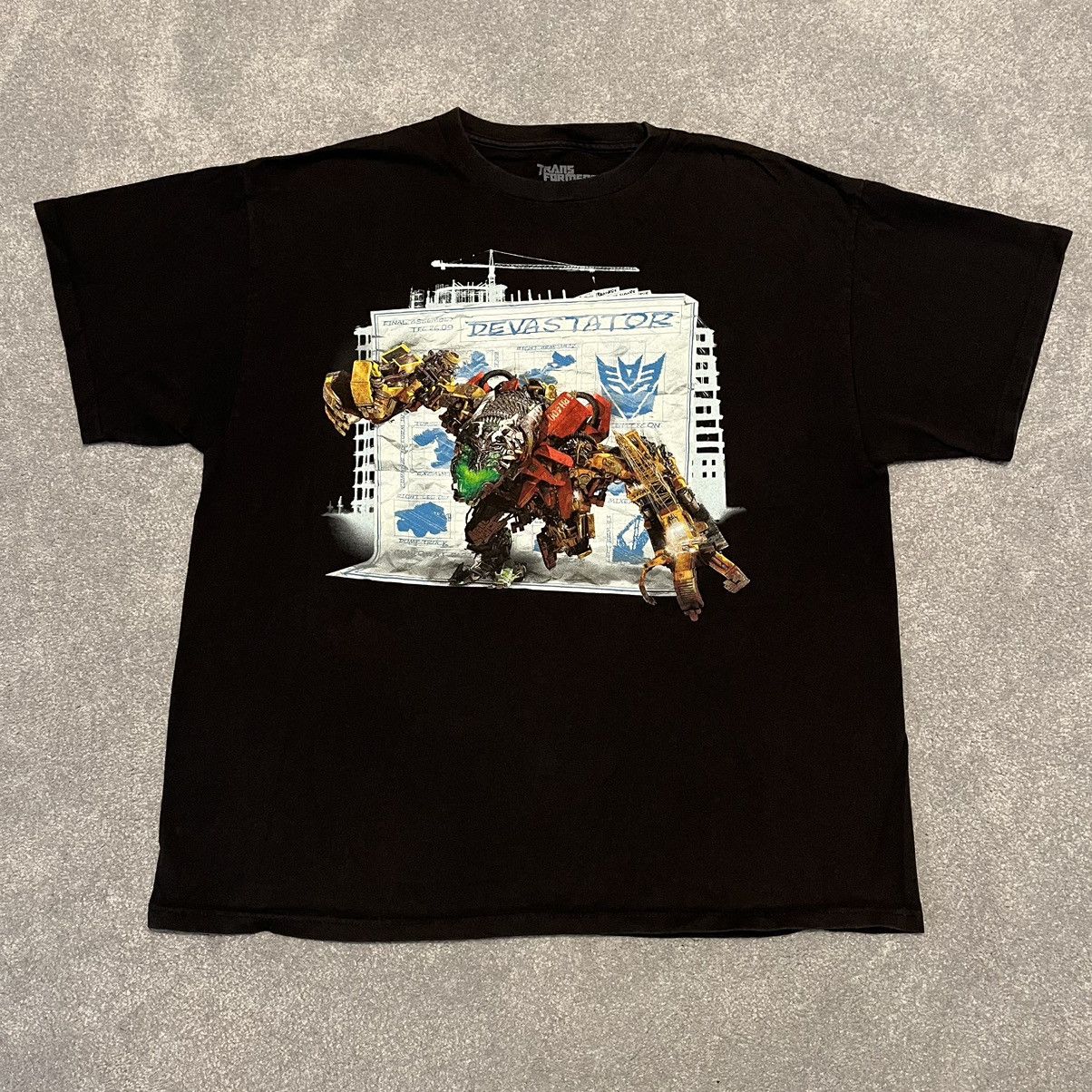 Transformers Vintage Y2K Transformers Devastator Movie Graphic Tee Hasbro Size US XL / EU 56 / 4 - 2 Thumbnail