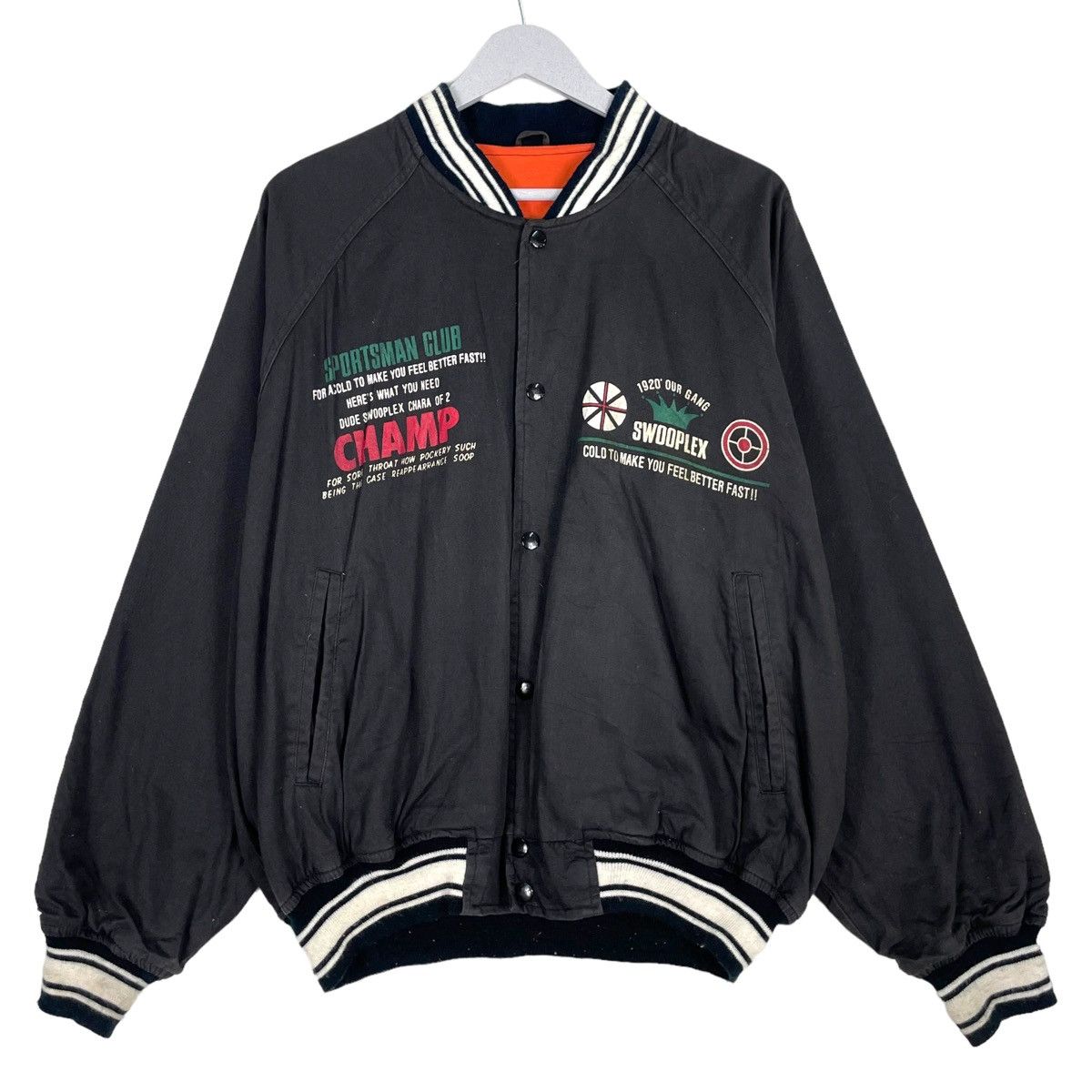 Japanese Brand × Sports Specialties 💥SWOOPLEX SPORTMAN CLUB BOMBER JACKET Size US L / EU 52-54 / 3 - 1 Thumbnail
