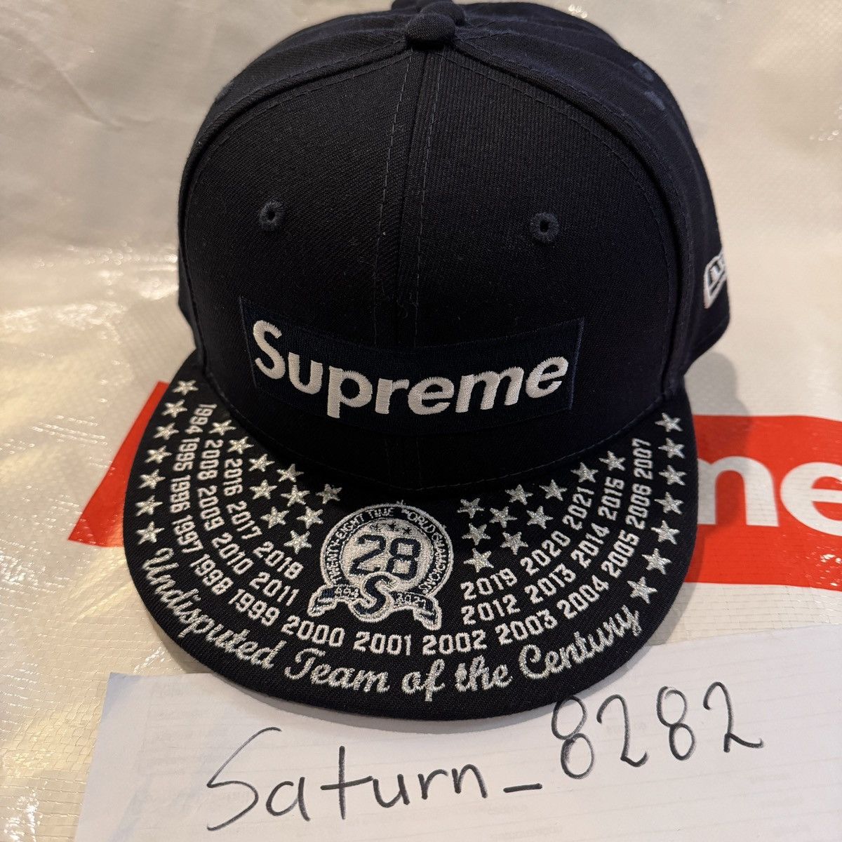 New Era Supreme Box Logo Hat | Grailed