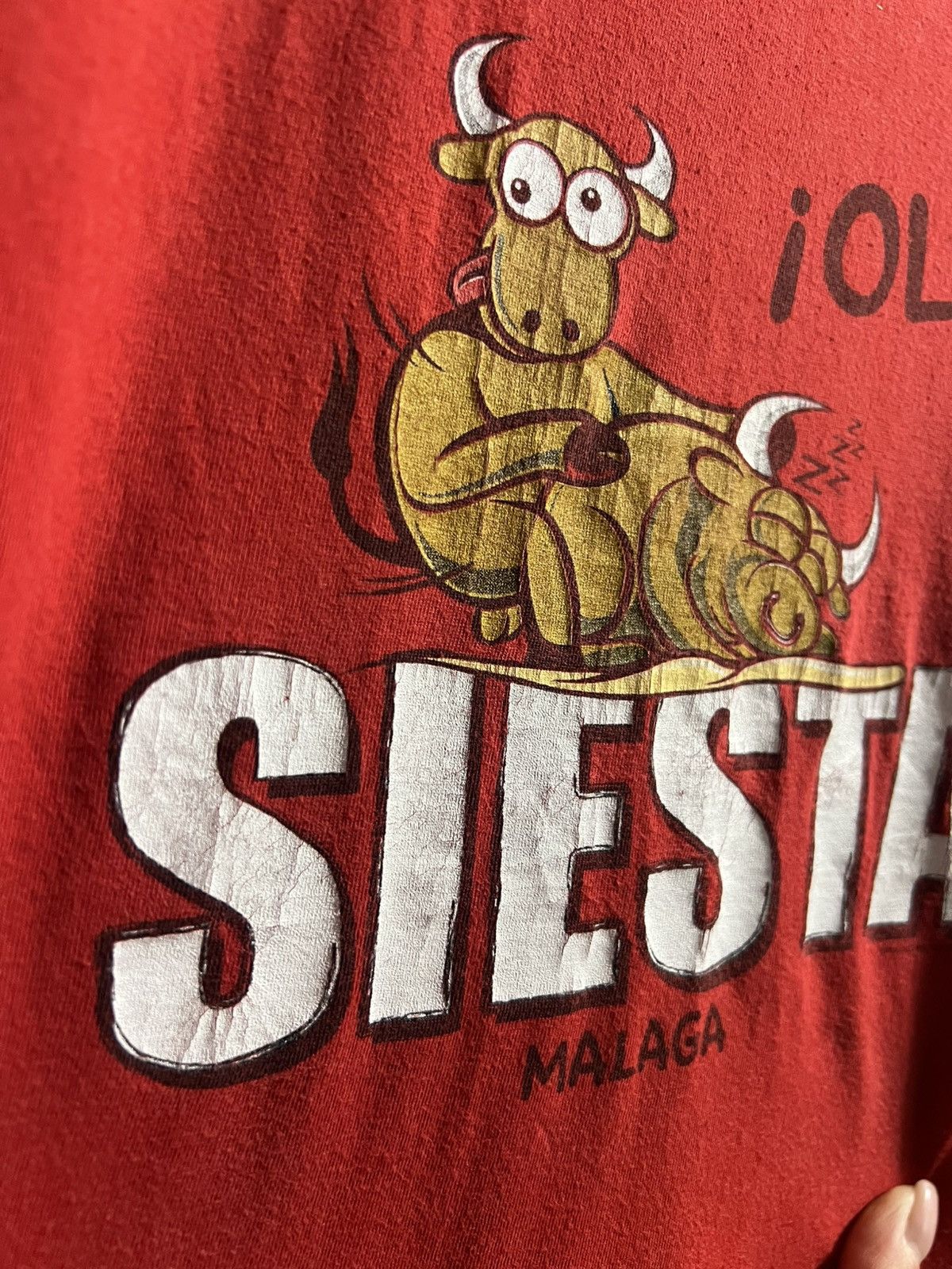 Vintage Rare Vintage T-Shirt Malaga Ole Siesta Sex Cows Y2K Size US M / EU 48-50 / 2 - 3 Thumbnail