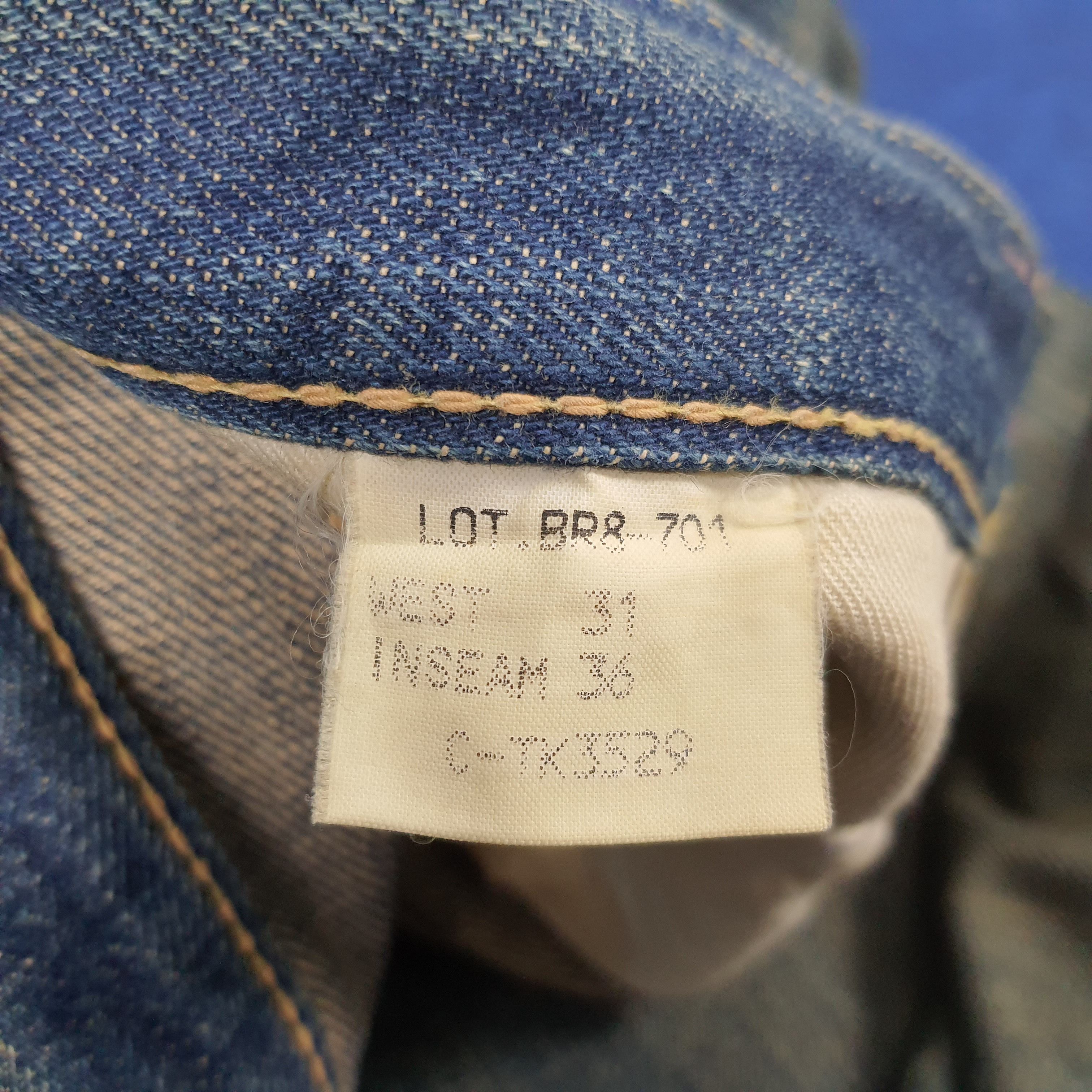 BARNS OUTFITTERS × Japanese Brand × Vintage Vintage Barns Selvedge Japanese Brand Repaired Jeans Size US 28 / EU 44 - 7 Thumbnail