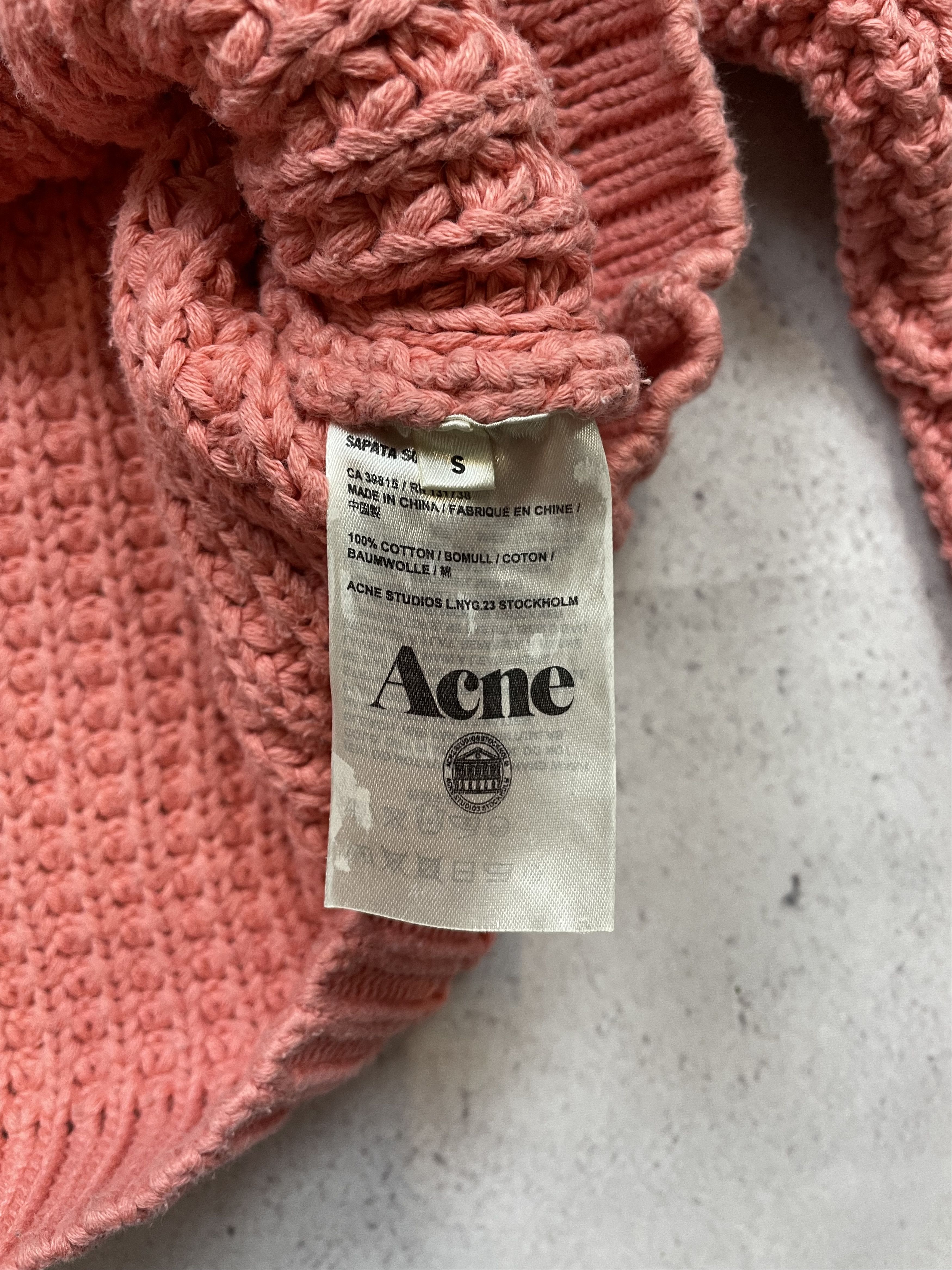 Acne Studios × Vintage acne studios Sapata Solid Pss13 knit sweater Size S / US 4 / IT 40 - 6 Thumbnail