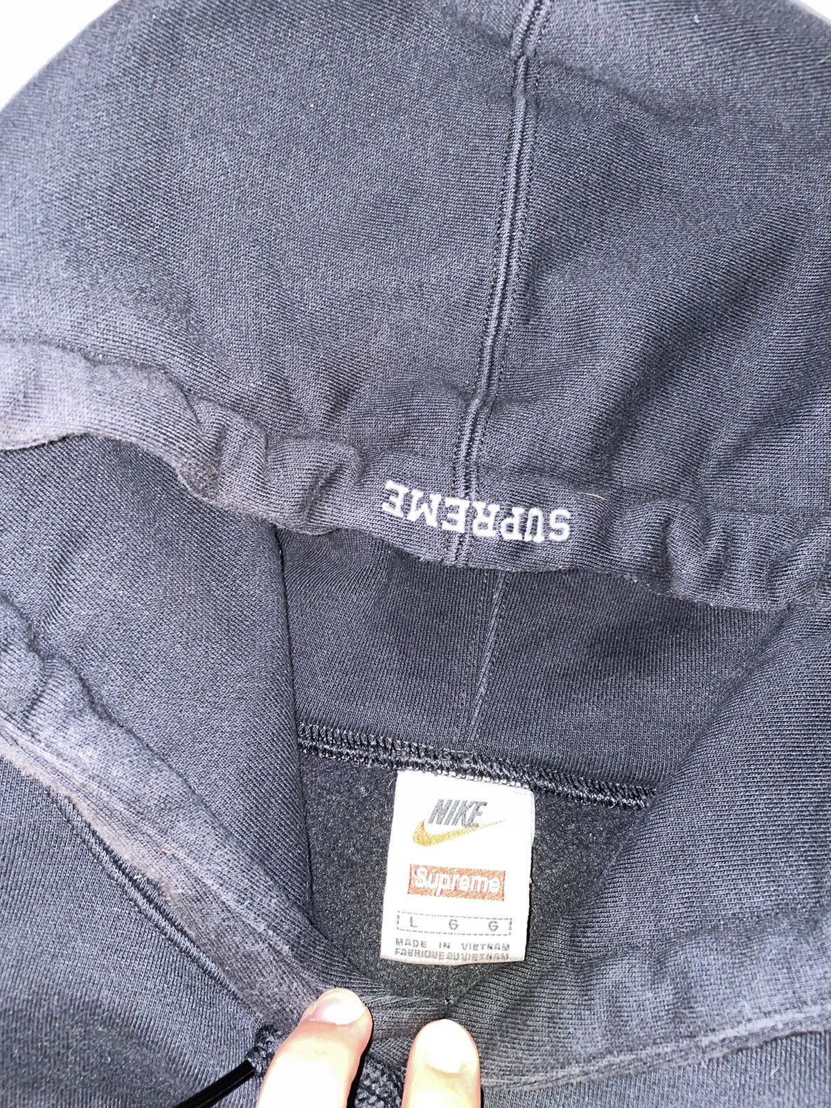 Nike × Supreme Supreme x Nike applique sweatshirt Size US L / EU 52-54 / 3 - 3 Thumbnail