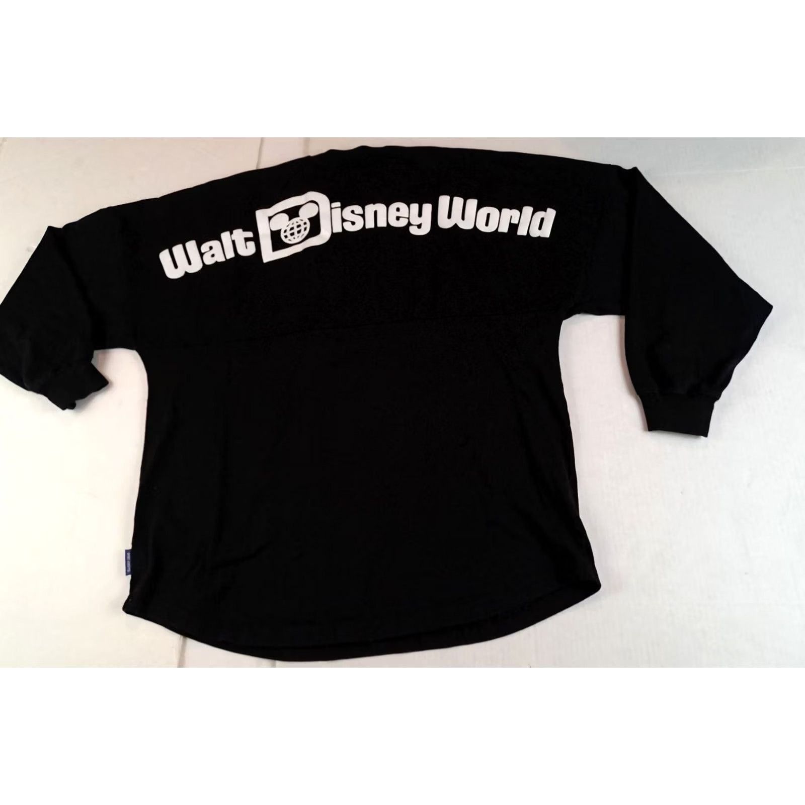Disney VINTAGE Walt Disney World Spirit Jersey Shirt Long Sleeve Lg Black Jersey Size US L / EU 52-54 / 3 - 6 Thumbnail