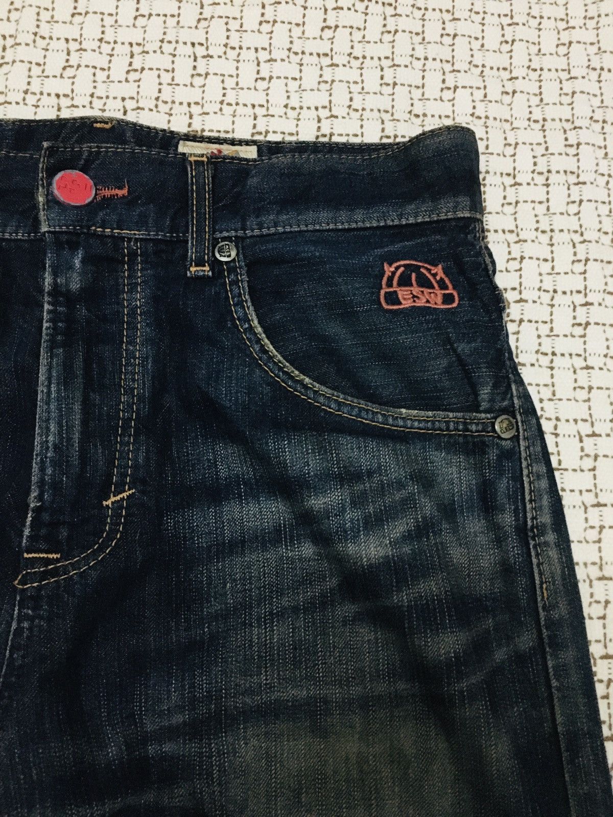Edwin A06 Edwin Street Wear Distressed Jeans Size US 32 / EU 48 - 10 Thumbnail