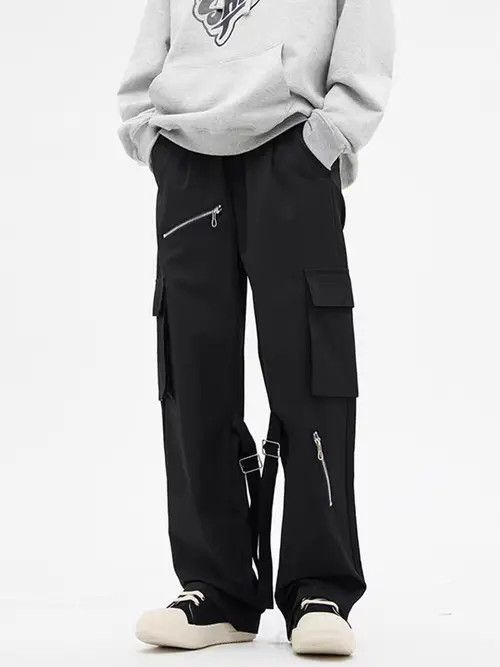 Japanese Brand Noriko x Risa Black High Street Vintage Loose Casual Pants Size US 30 / EU 46 - 4 Thumbnail