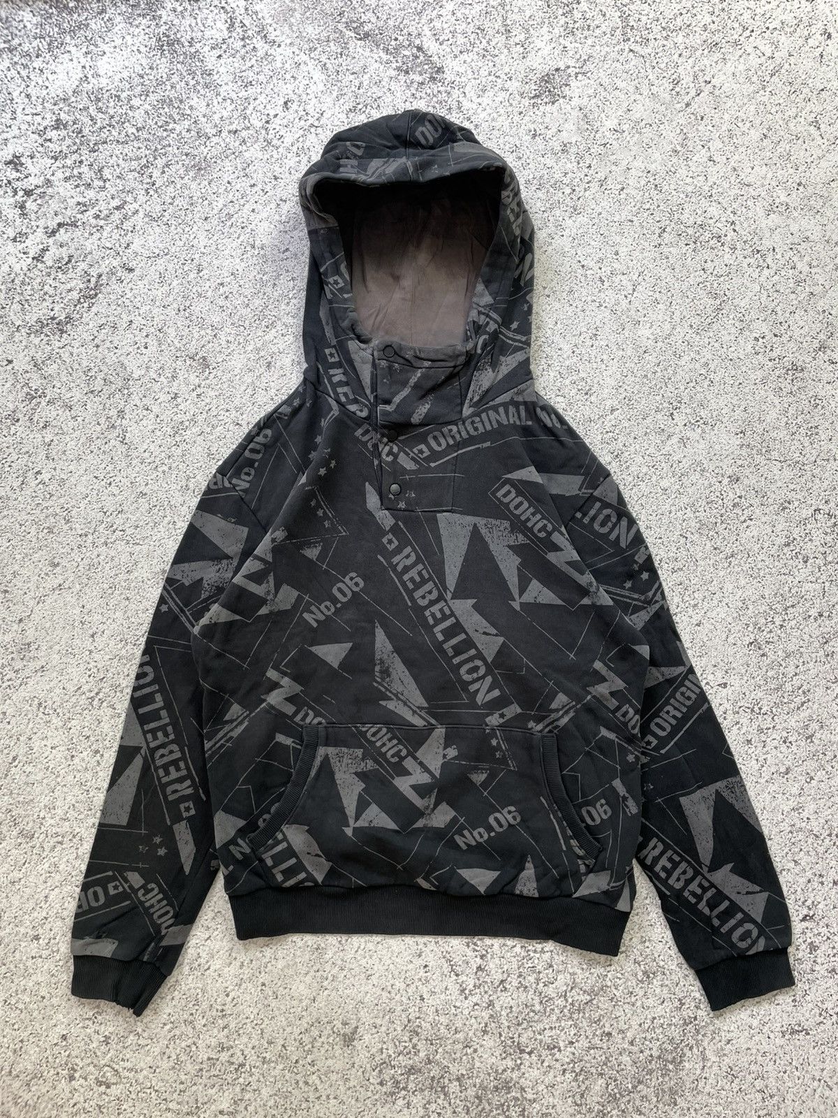 Band Tees VINTAGE Y2K SUN FADED DOHC HOODIE DISTRESSED Size US XL / EU 56 / 4 - 1 Thumbnail