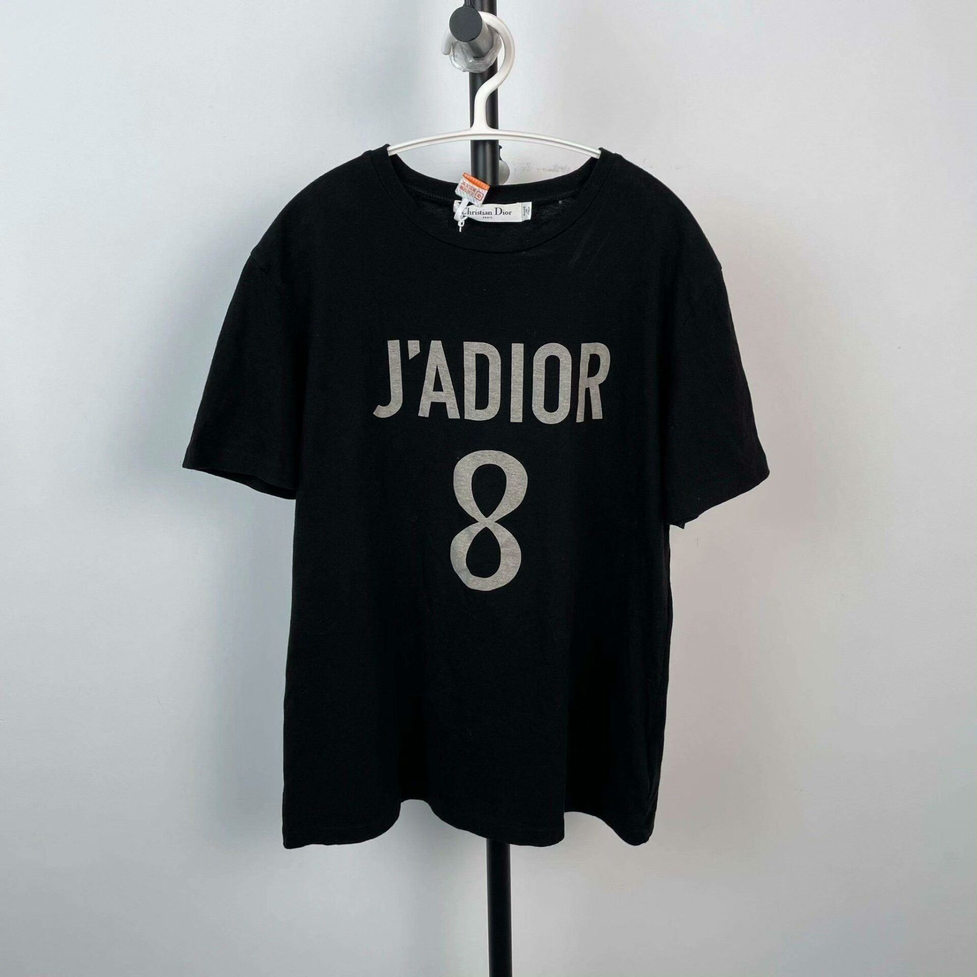 Dior Dior Black Short-Sleeve Top L Size L / US 10 / IT 46 - 1 Thumbnail