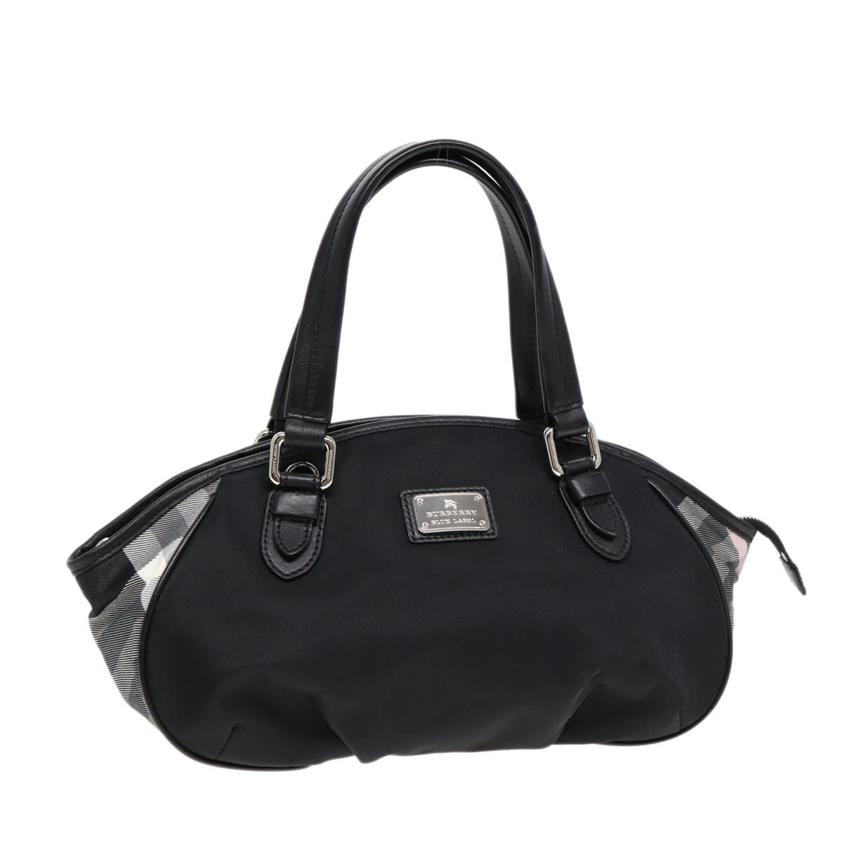 Burberry Nova Check Black Canvas Handbag (Pre-Owned) Size ONE SIZE - 1 Thumbnail