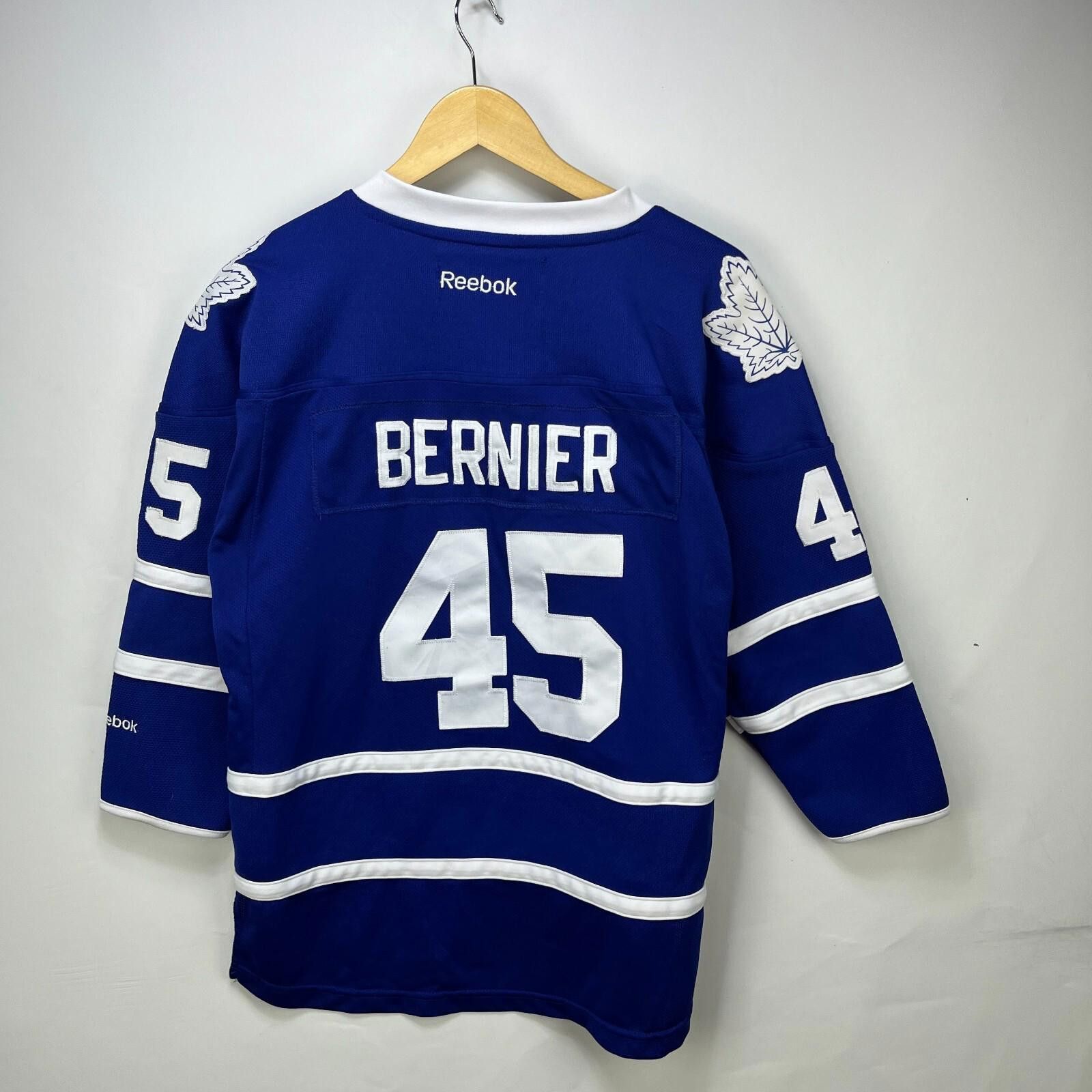 Reebok Vintage Toronto Maple Leafs Jersey Jonathan Bernier Youth XL Size ONE SIZE - 8 Thumbnail