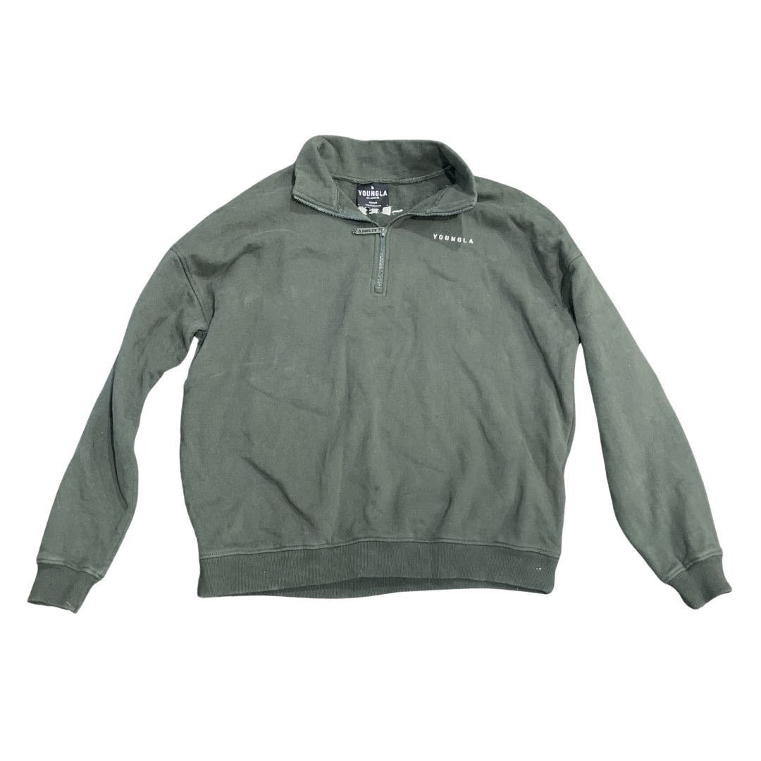 YoungLA Quarter zip pullover sweatshirt Medium Comfy Athletic Size US M / EU 48-50 / 2 - 1 Thumbnail