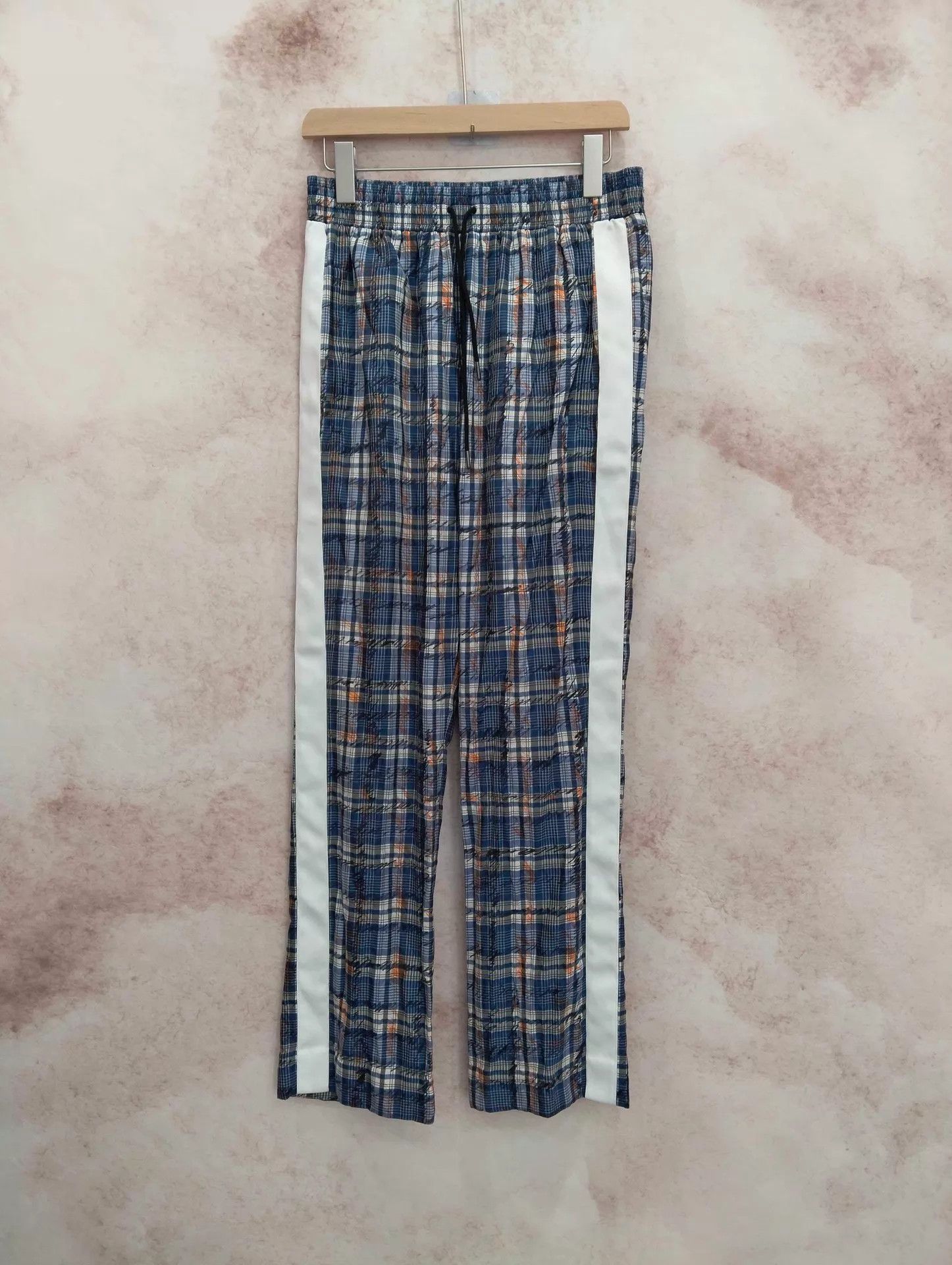 Burberry Burberry Classic Check Silk Trousers UK6 95 New Size 26" / US 2 / IT 38 - 1 Thumbnail