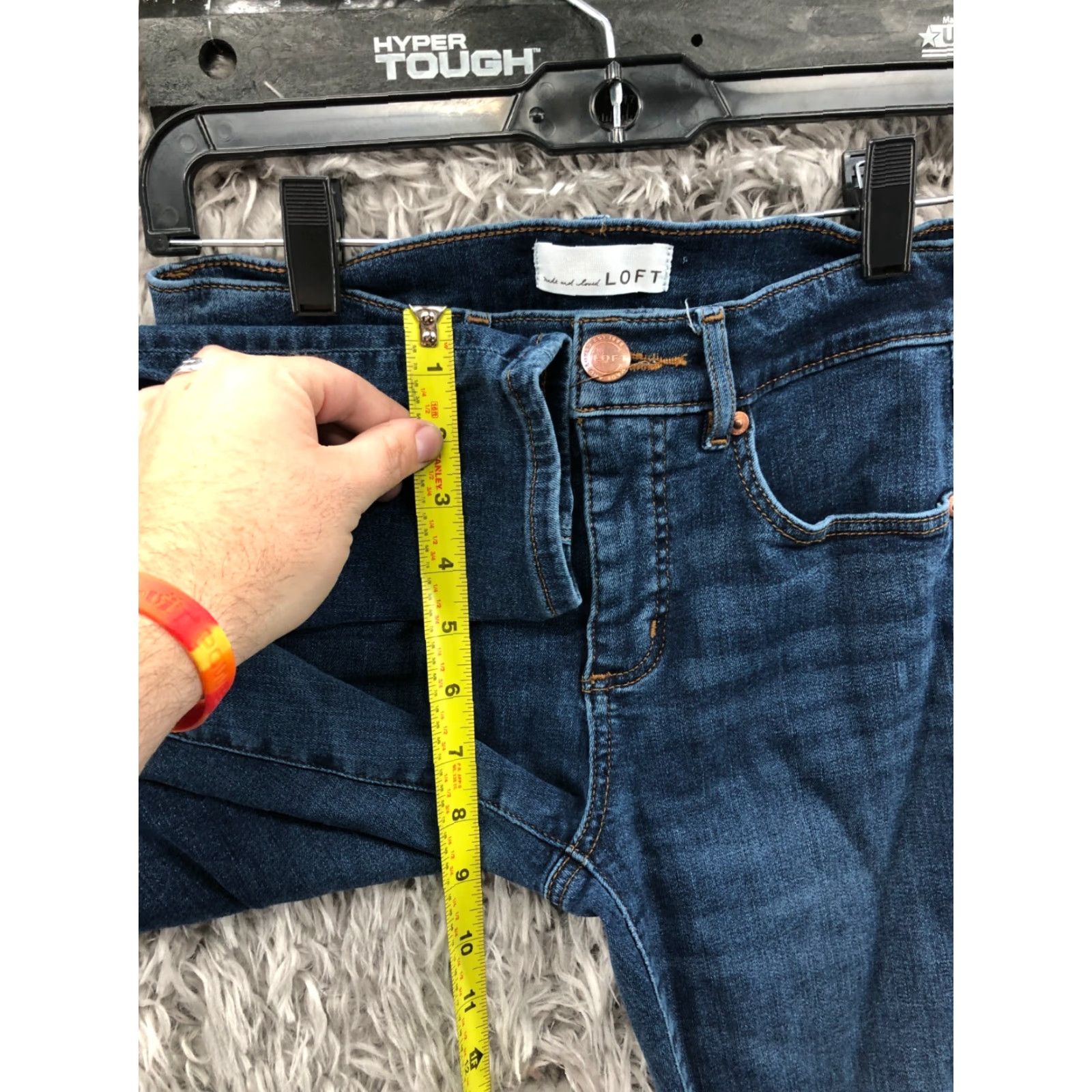 Loft LOFT Jeans Skinny Crop Size 2 Womens Mid Rise Dark Wash Blue Denim Size 26" / US 2 / IT 38 - 4 Thumbnail